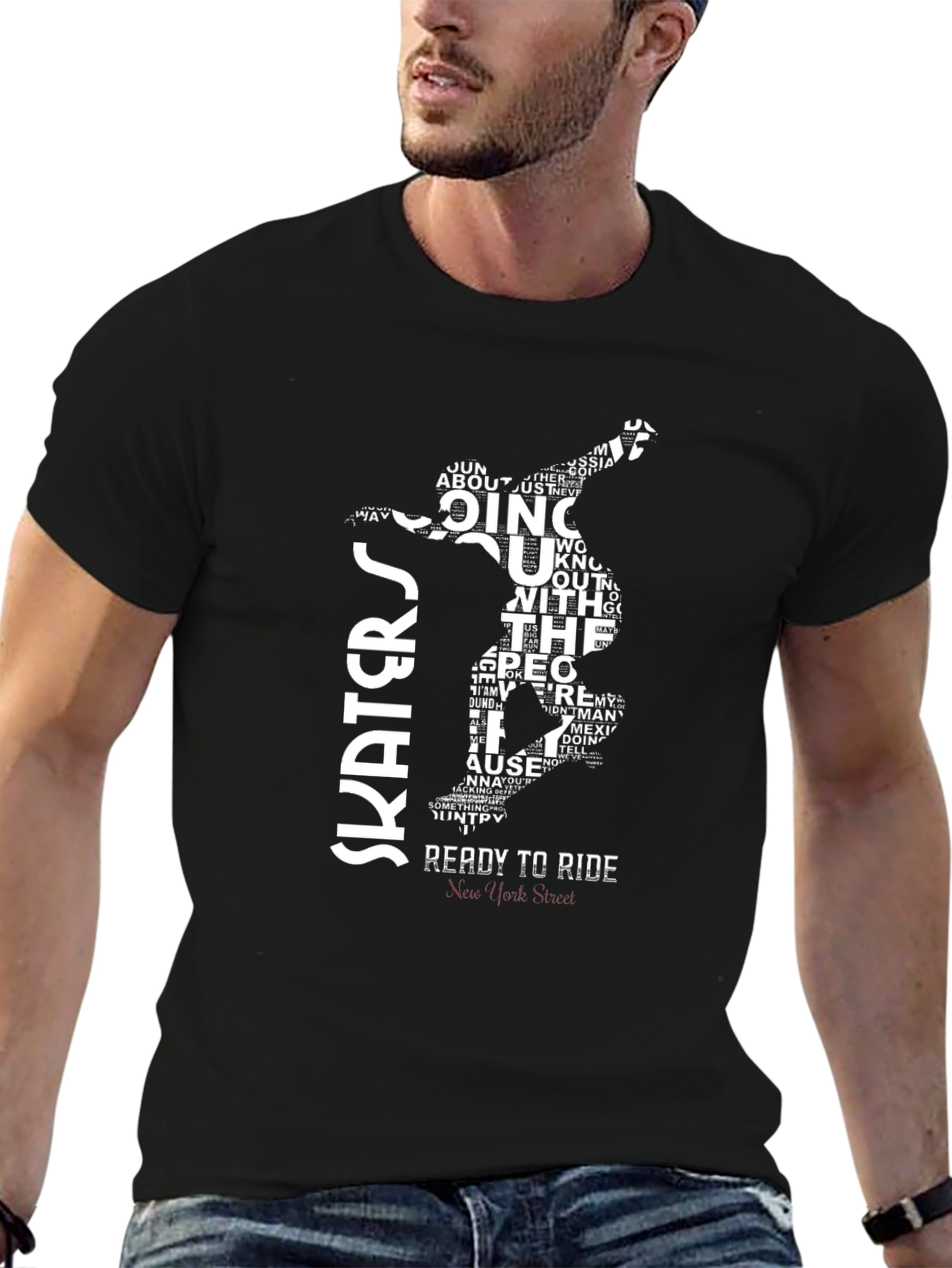 Skateboarder Graphic Tee - Ready to Ride