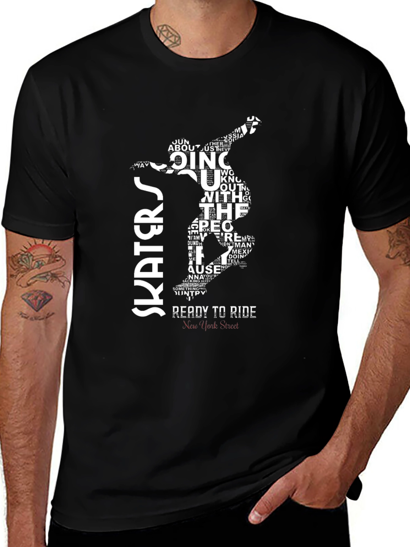 Skateboarder Graphic Tee - Ready to Ride
