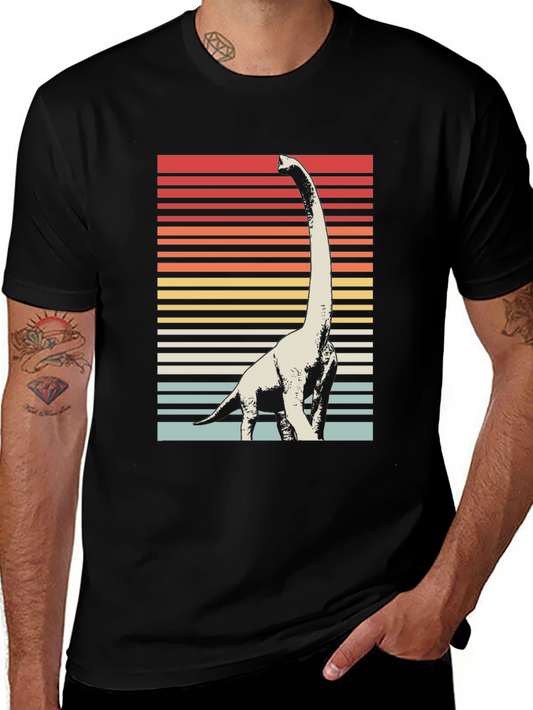 Retro Dinosaur T-Shirt - Vintage Brachiosaurus Tee