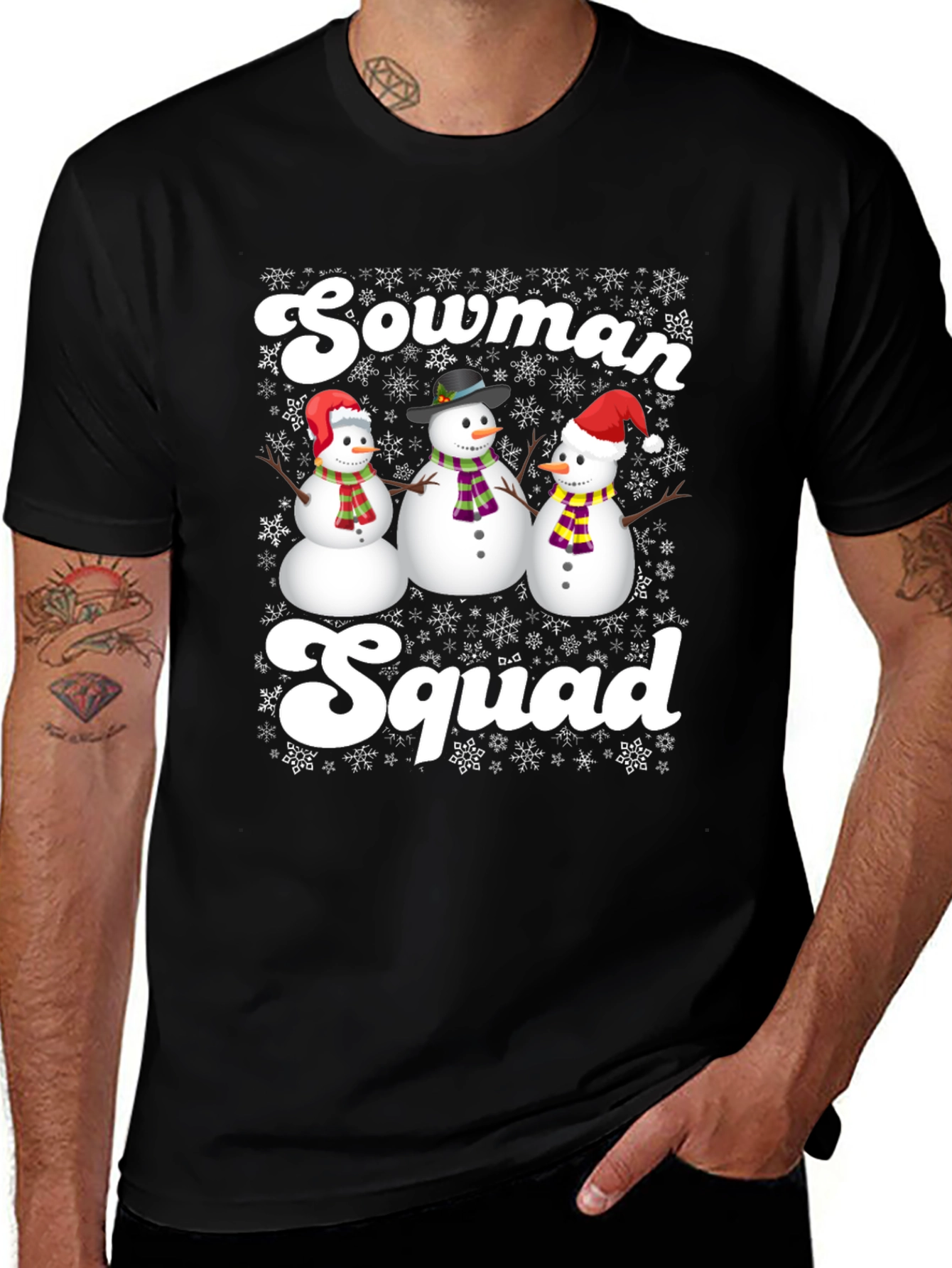 Snowman Squad Tee - Winter Holiday T-Shirt