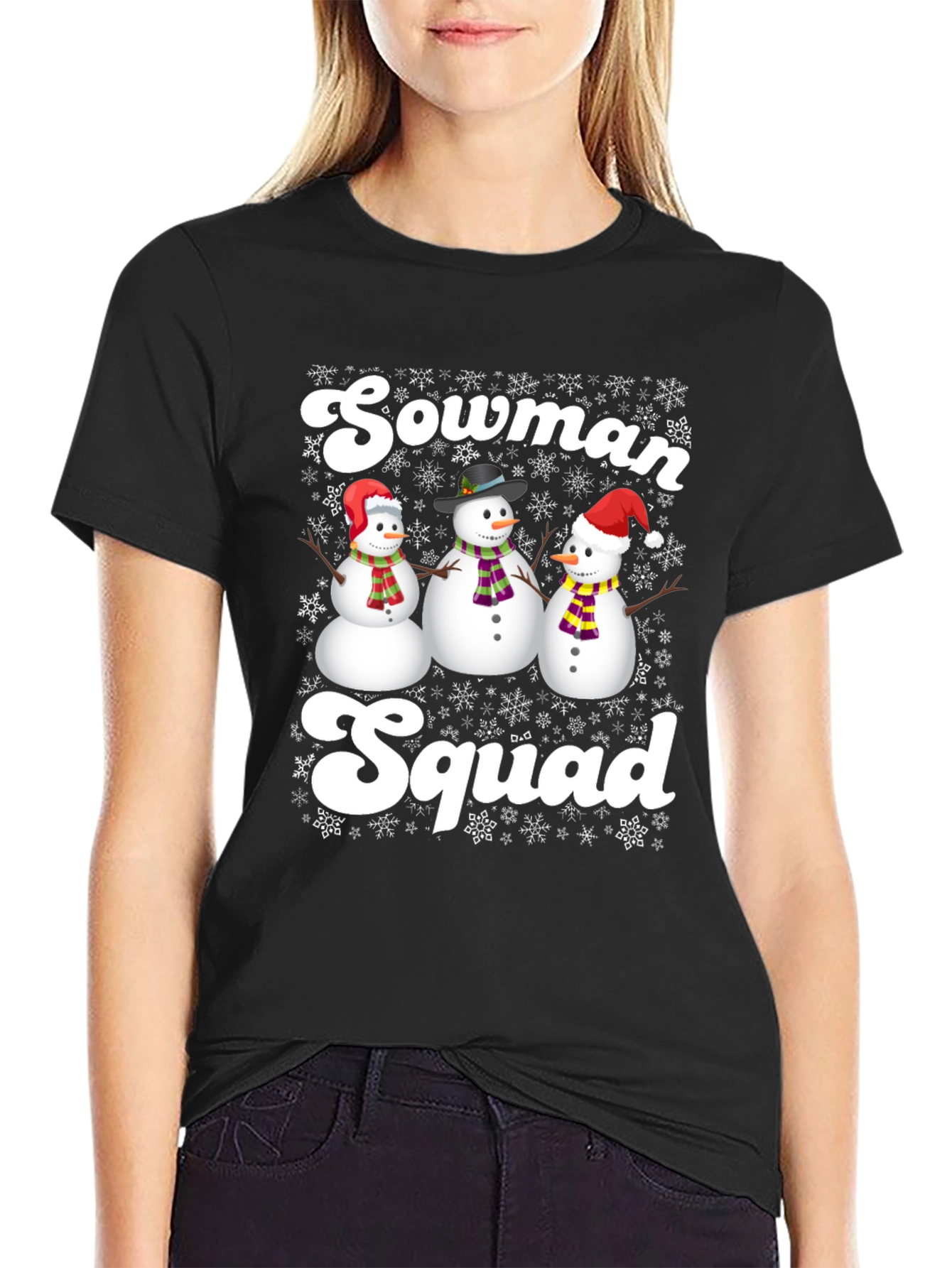 Snowman Squad Tee - Winter Holiday T-Shirt
