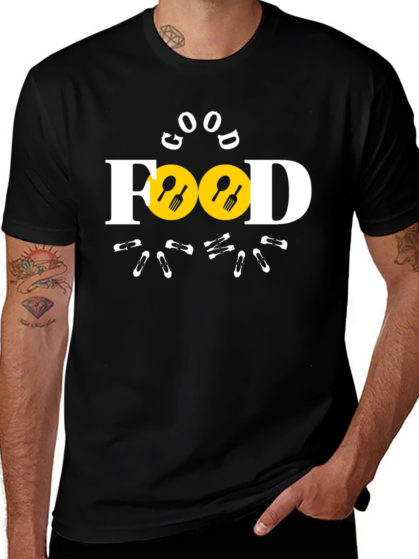 Good Food T-Shirt Trendy Graphic Tee