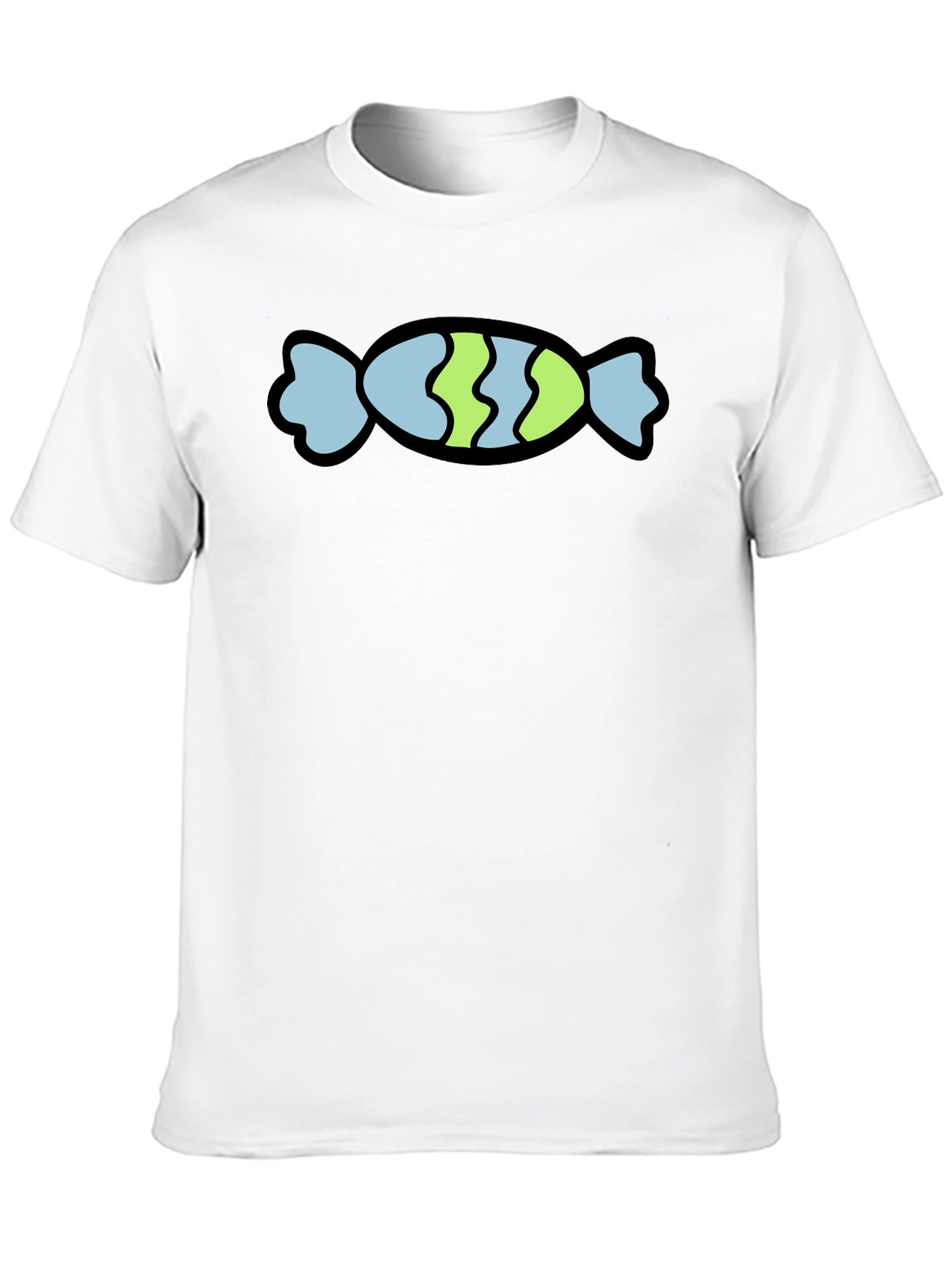 Candy Graphic T-Shirt - Black Cotton Tee