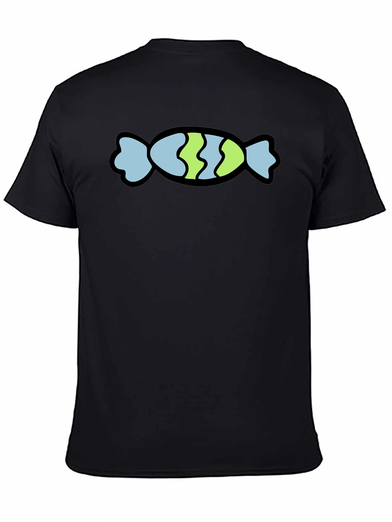 Candy Graphic T-Shirt - Black Cotton Tee