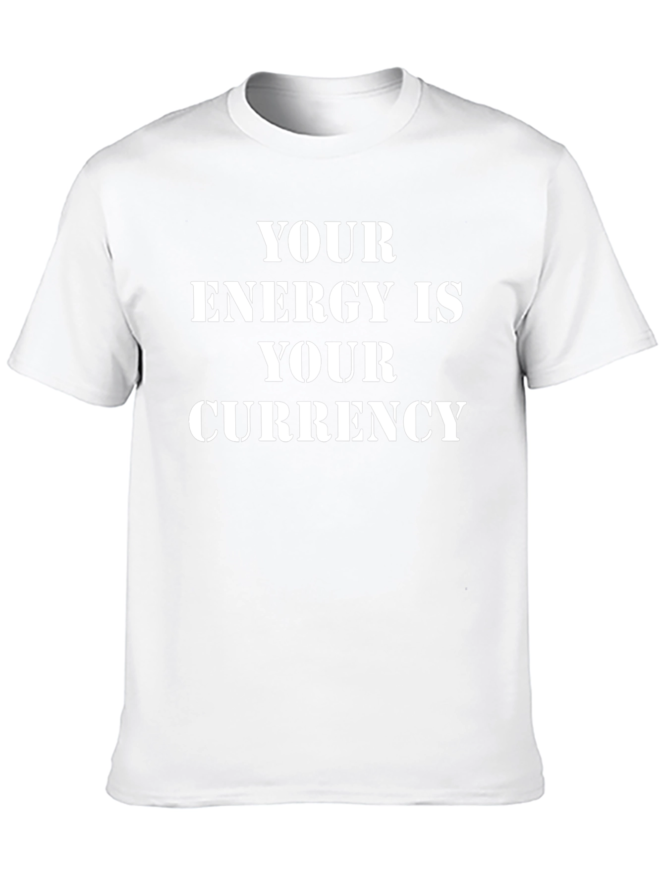 Energy is Currency Black Graphic Tee