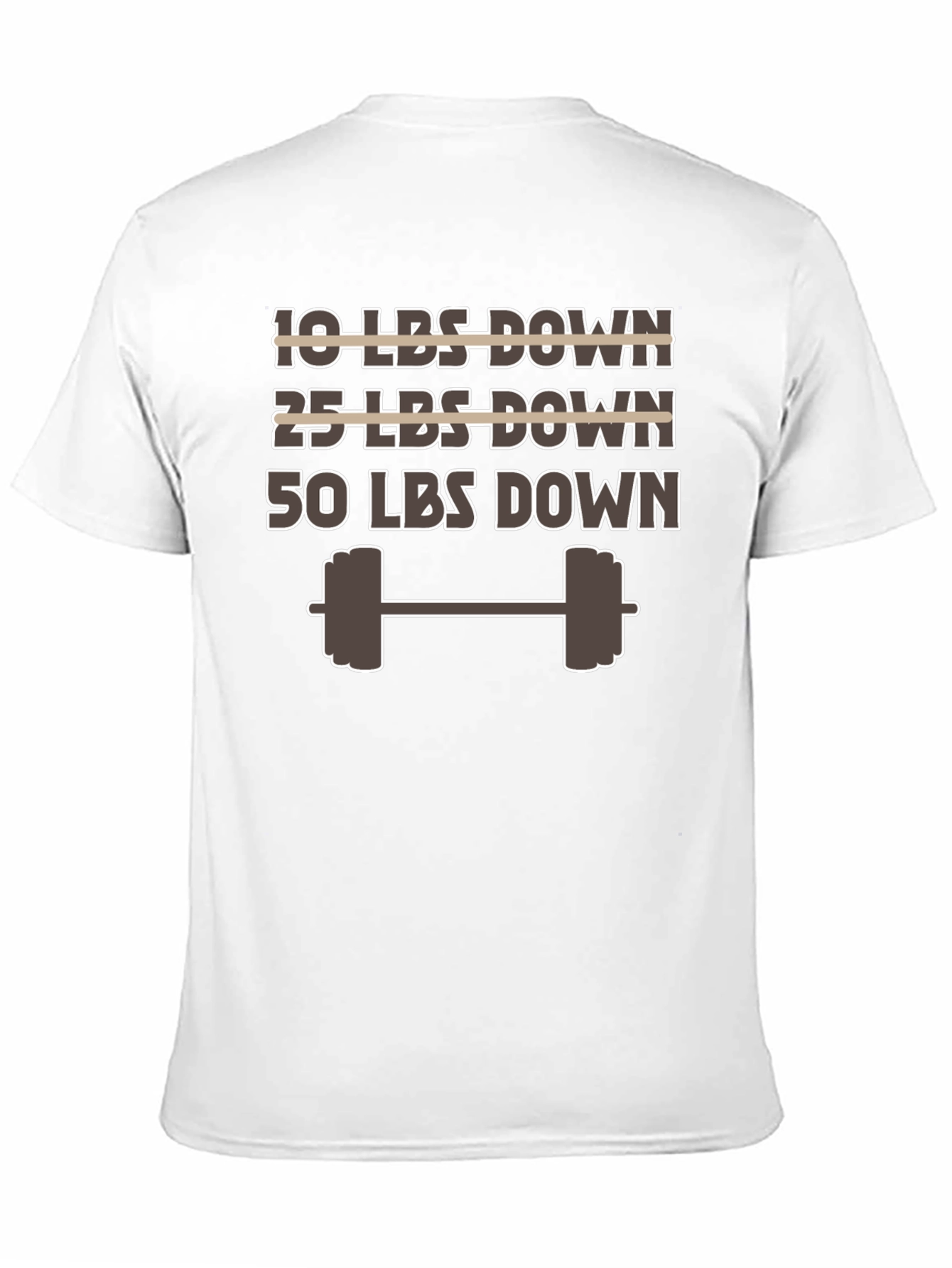 Weight Loss Goal Mens T-Shirt