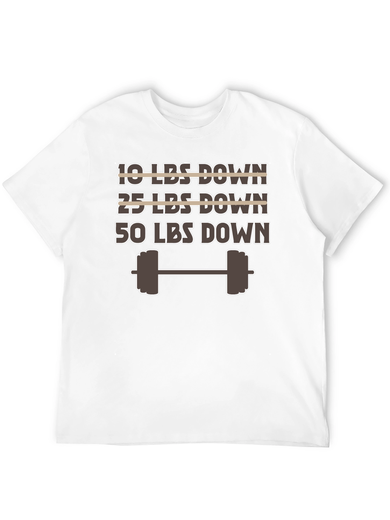 Weight Loss Goal Mens T-Shirt