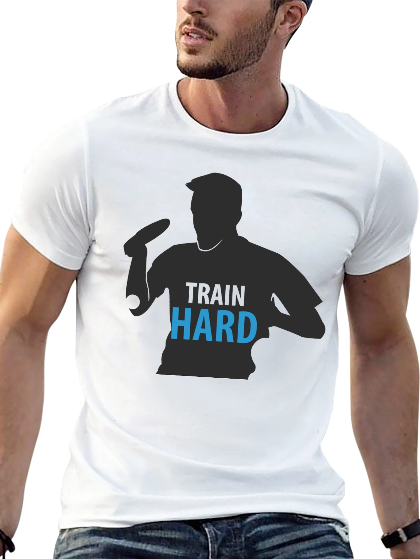 Train Hard Black T-Shirt
