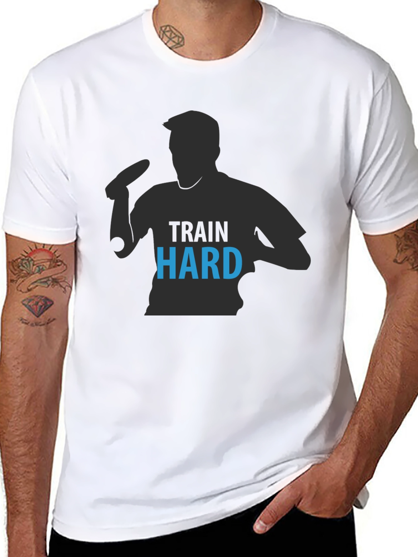Train Hard Black T-Shirt