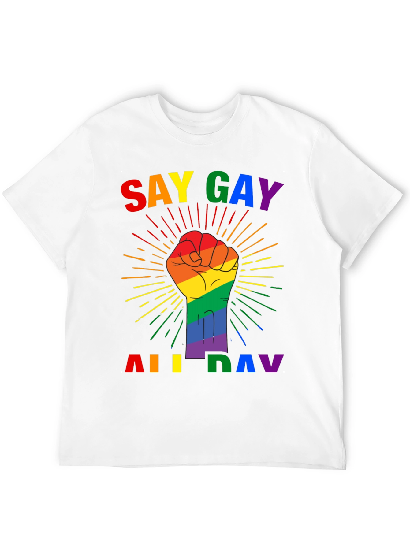 Say Gay All Day Pride T-Shirt