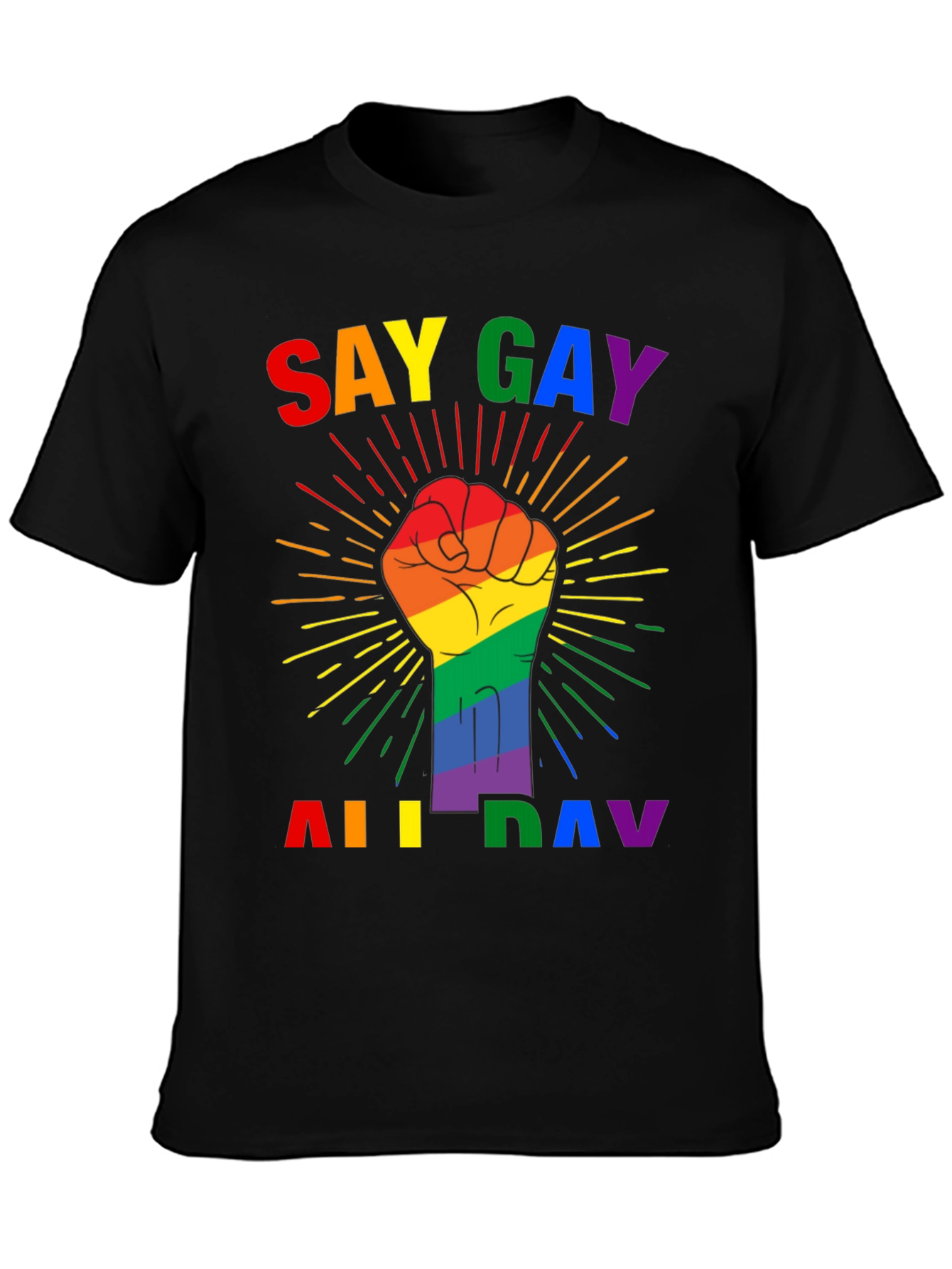Say Gay All Day Pride T-Shirt