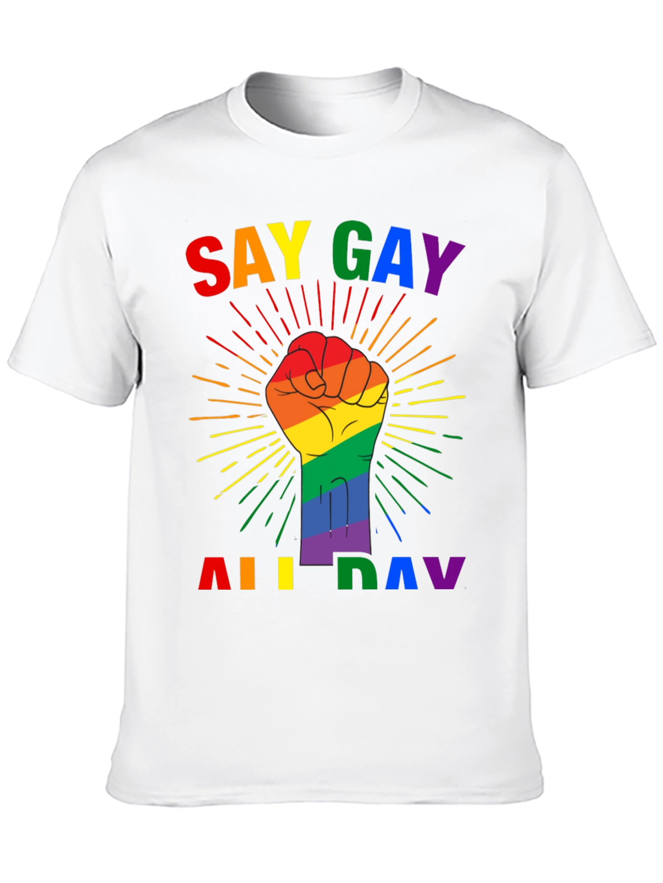 Say Gay All Day Pride T-Shirt