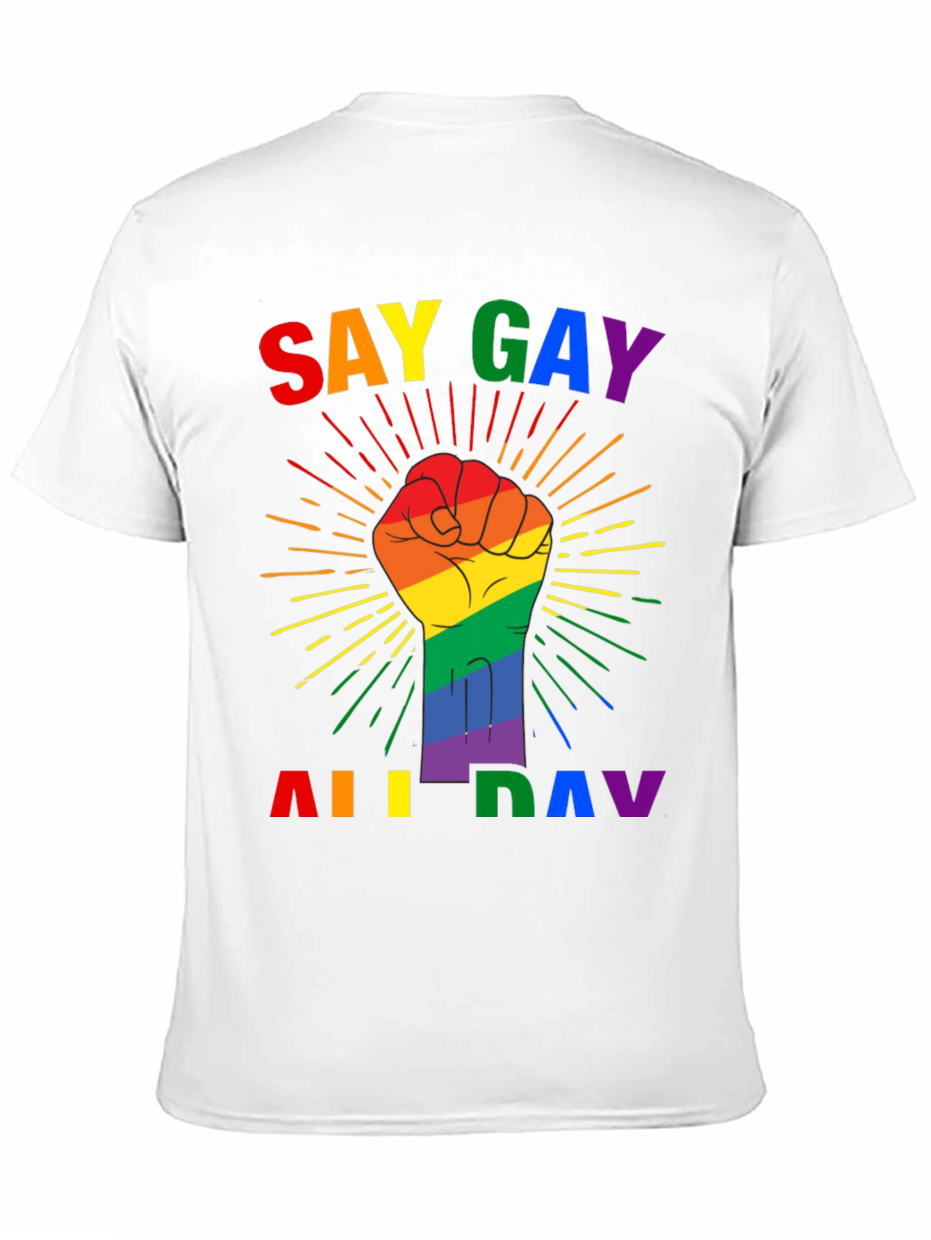 Say Gay All Day Pride T-Shirt