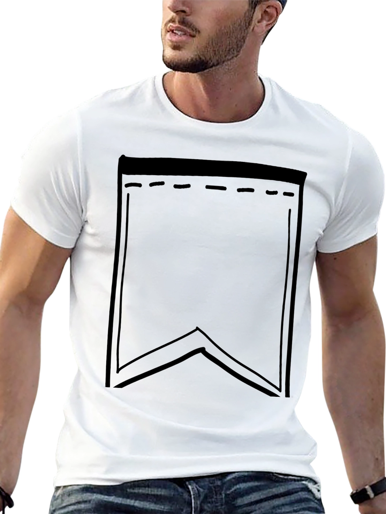 Black Banner Graphic Tee