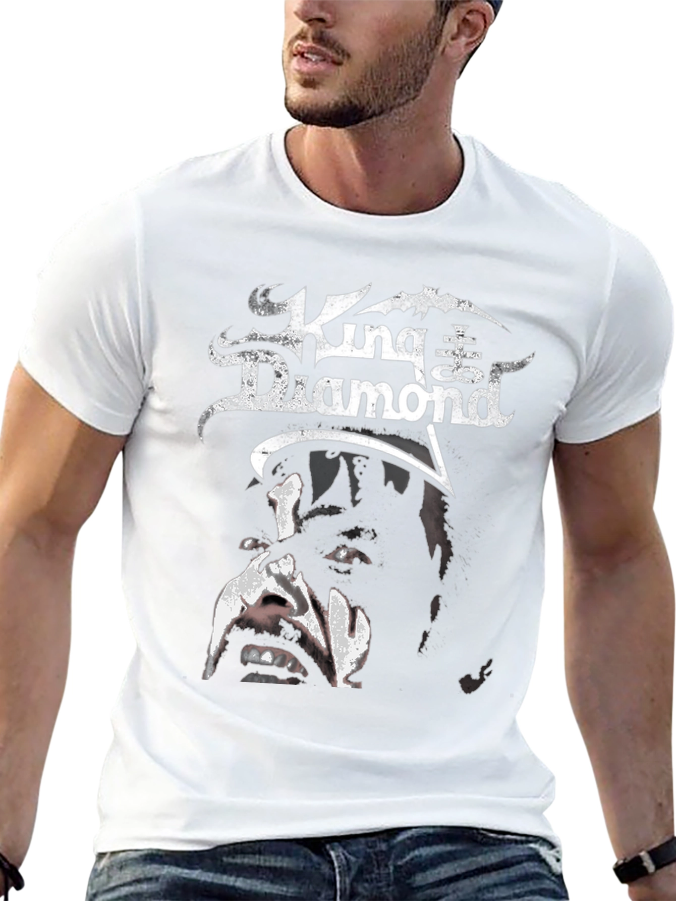 King Diamond Graphic T-Shirt - Heavy Metal Band Tee