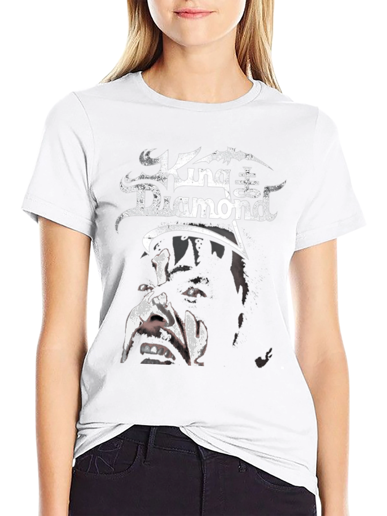King Diamond Graphic T-Shirt - Heavy Metal Band Tee