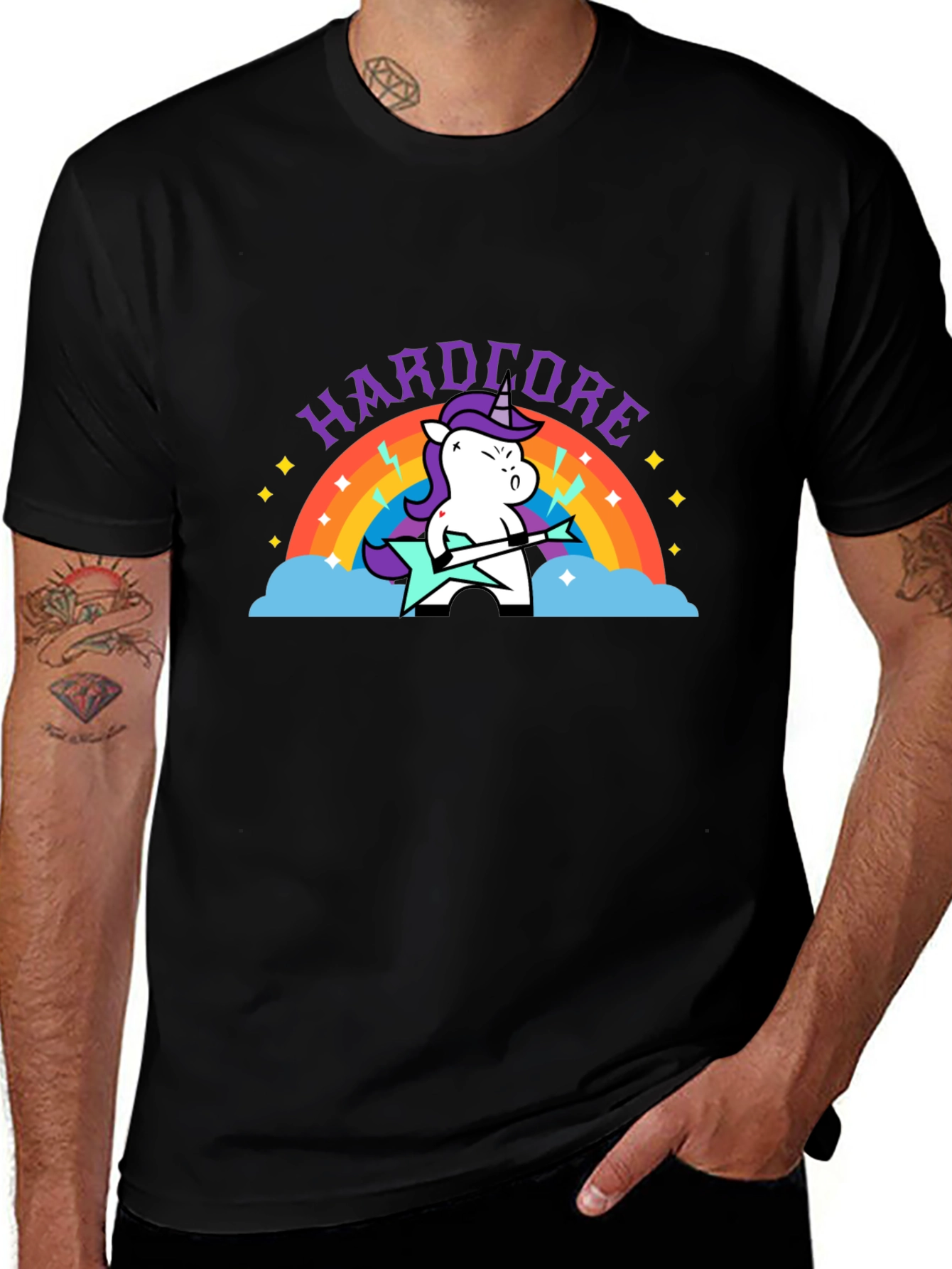 Hardcore Unicorn Rock T-Shirt