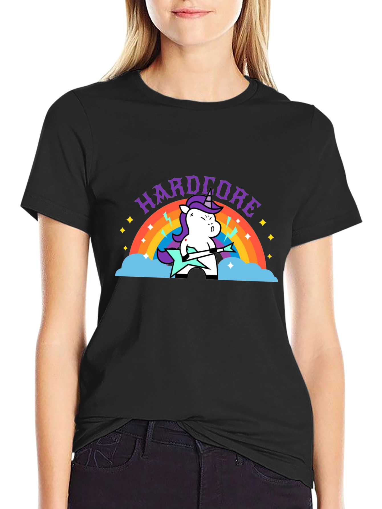 Hardcore Unicorn Rock T-Shirt
