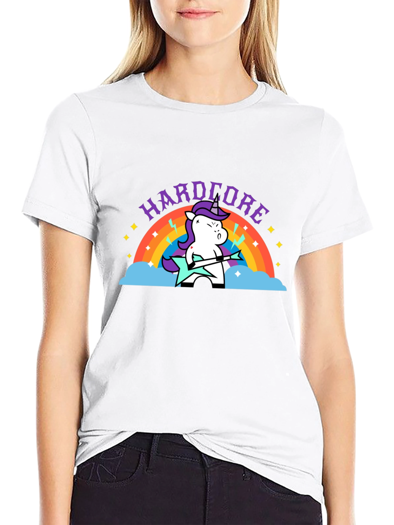 Hardcore Unicorn Rock T-Shirt