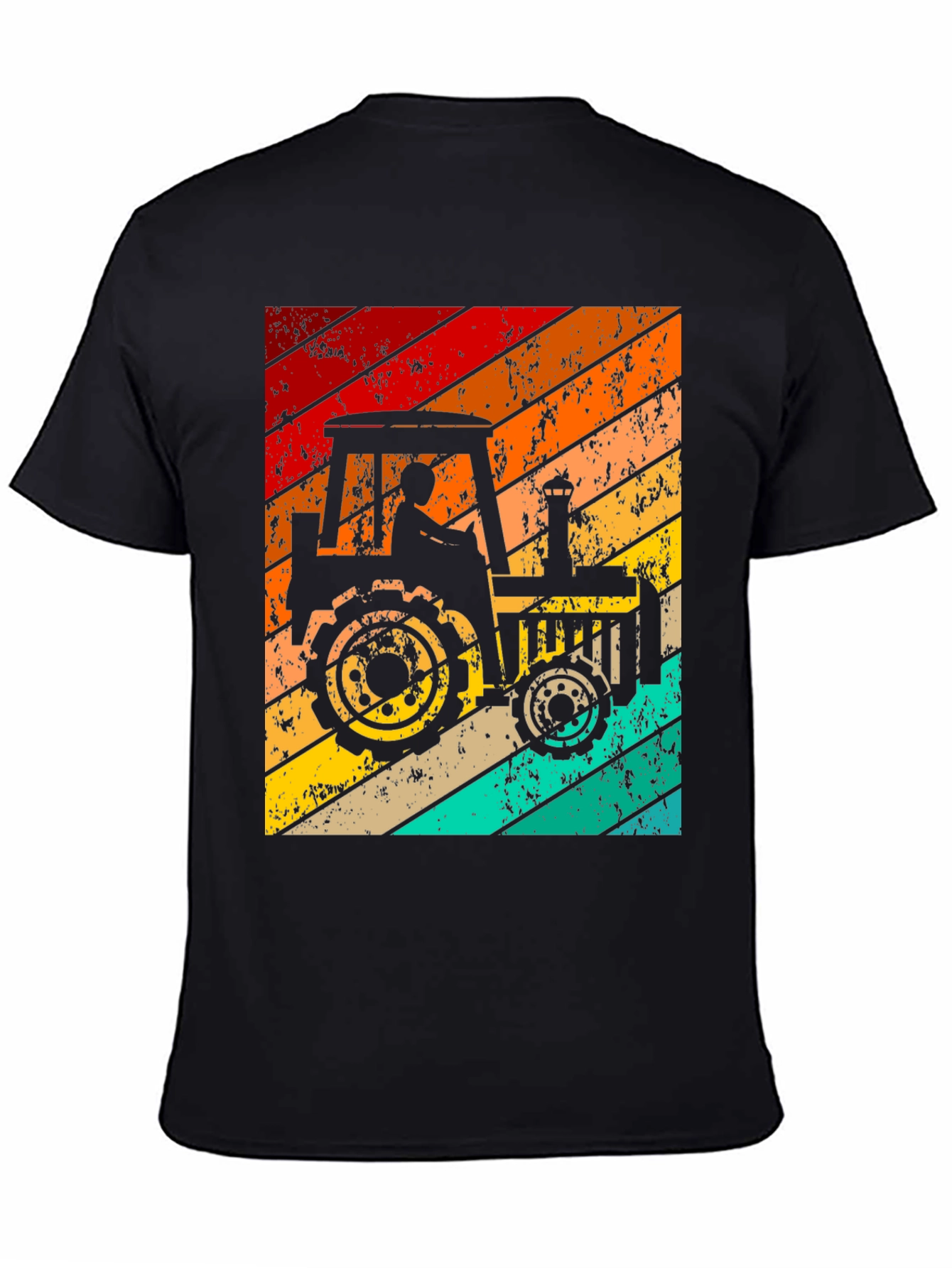 Retro Tractor Graphic T-Shirt
