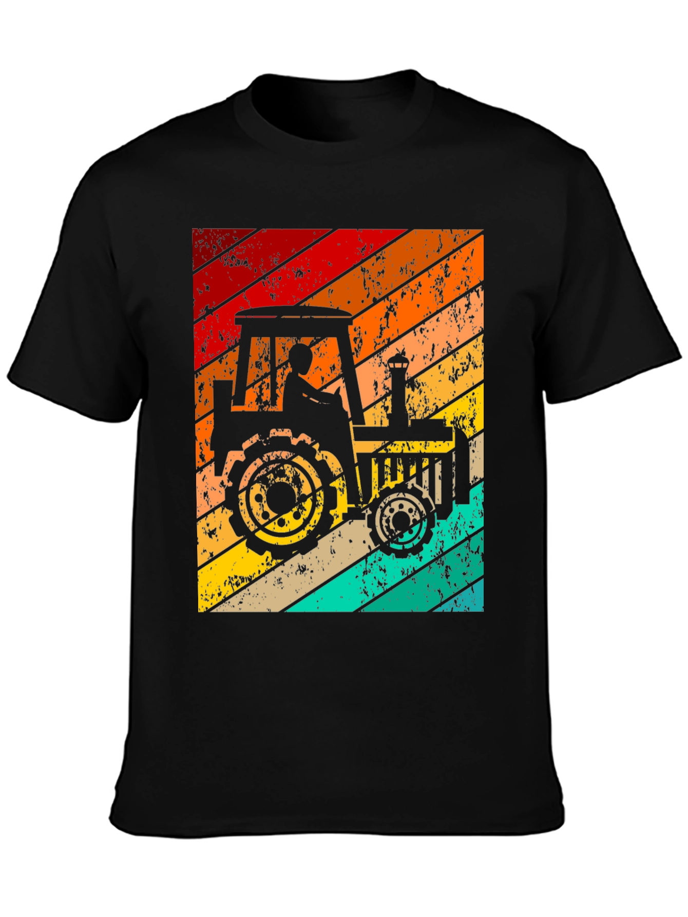 Retro Tractor Graphic T-Shirt