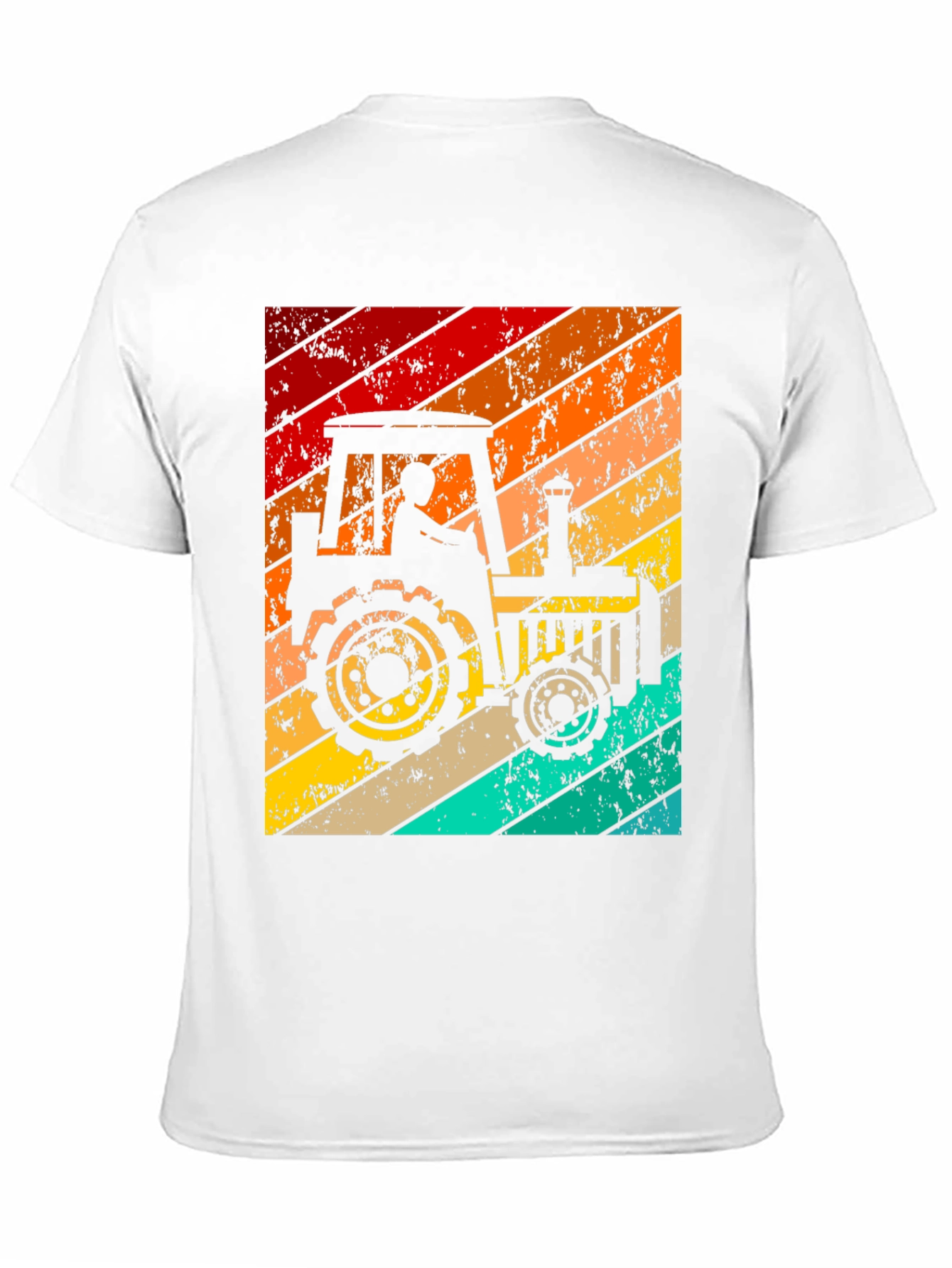 Retro Tractor Graphic T-Shirt
