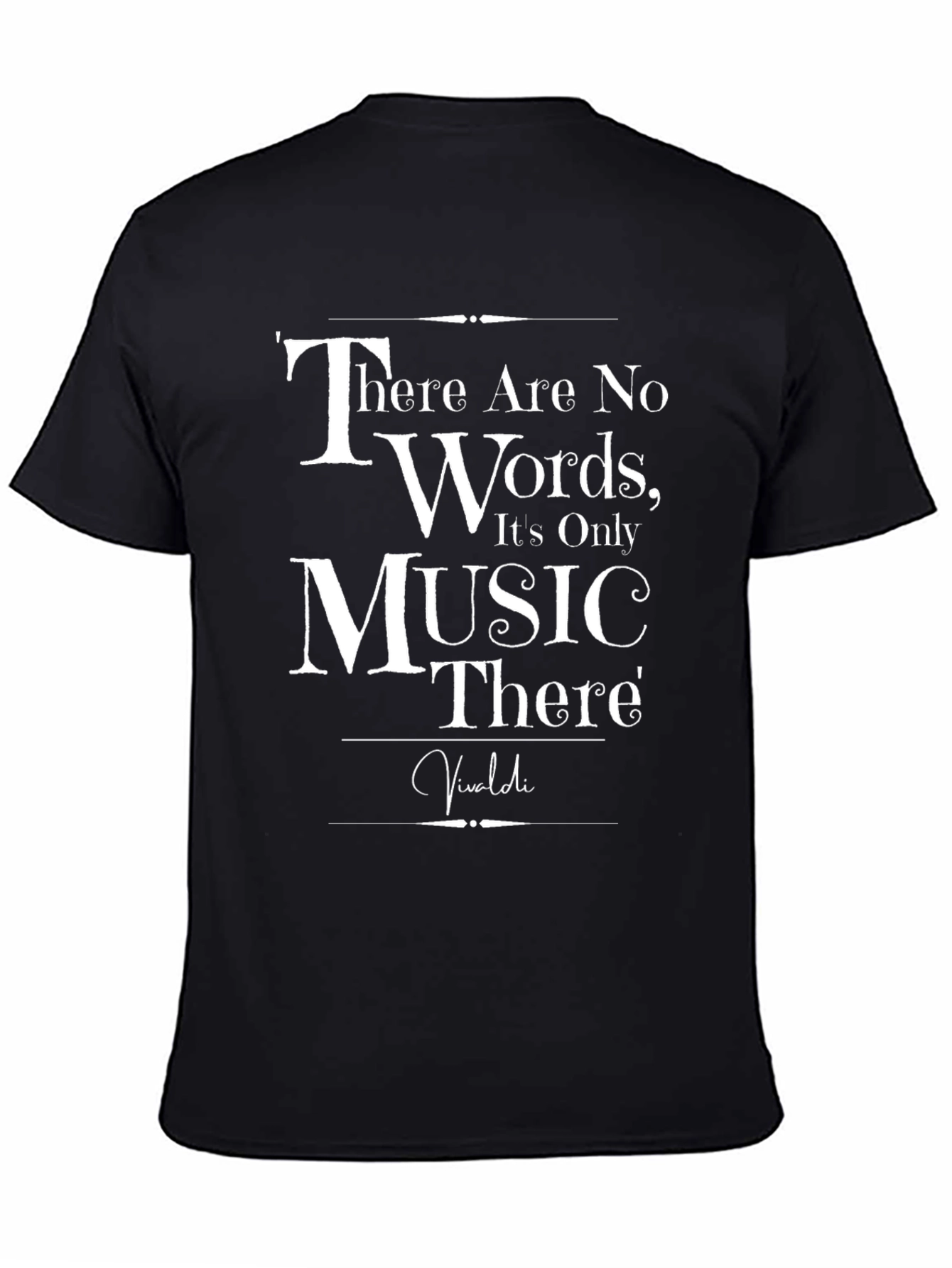 Music Lover T-Shirt - Vivaldi Quote Tee
