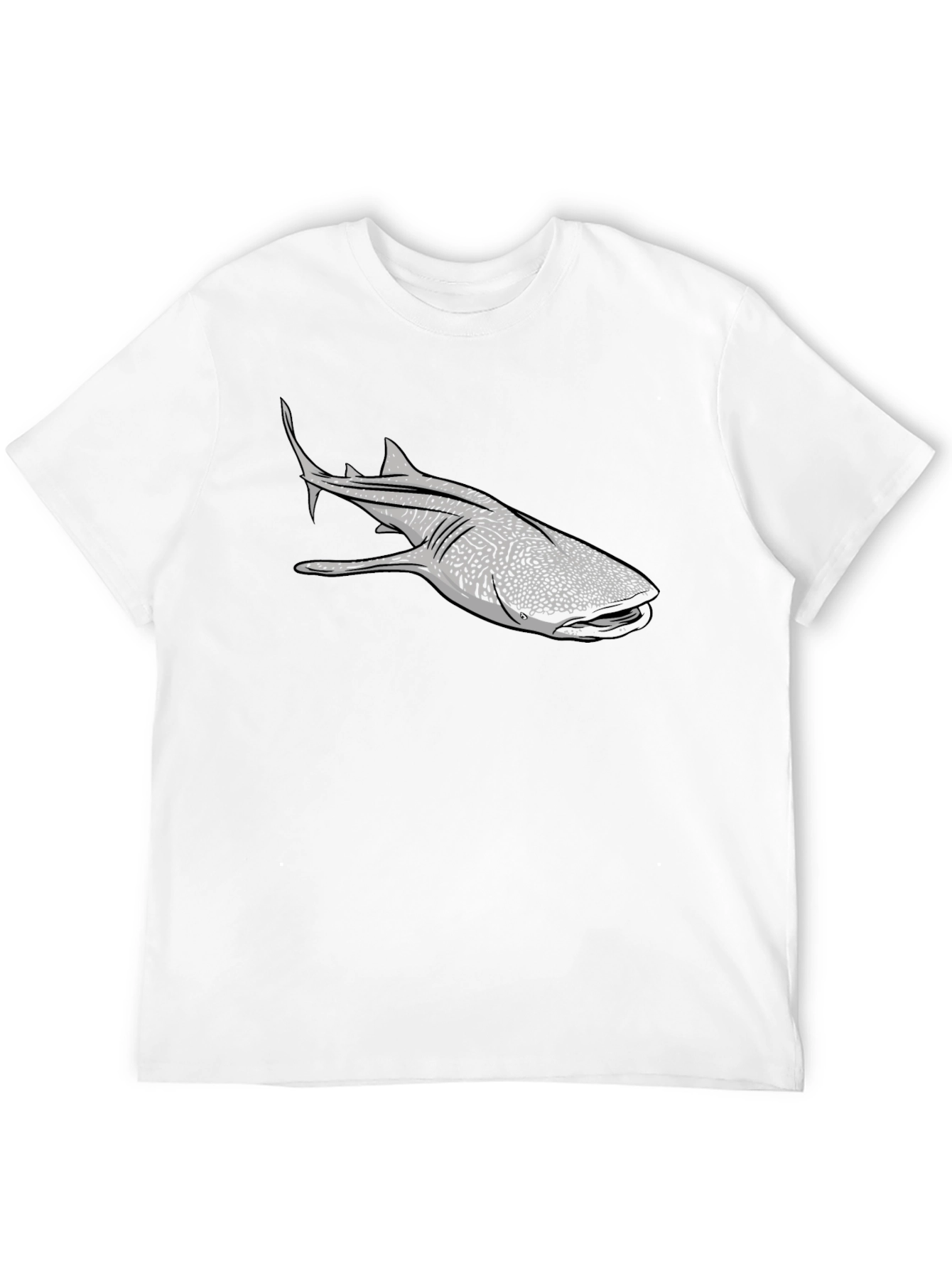 Whale Shark Graphic T-Shirt - Black Cotton Tee