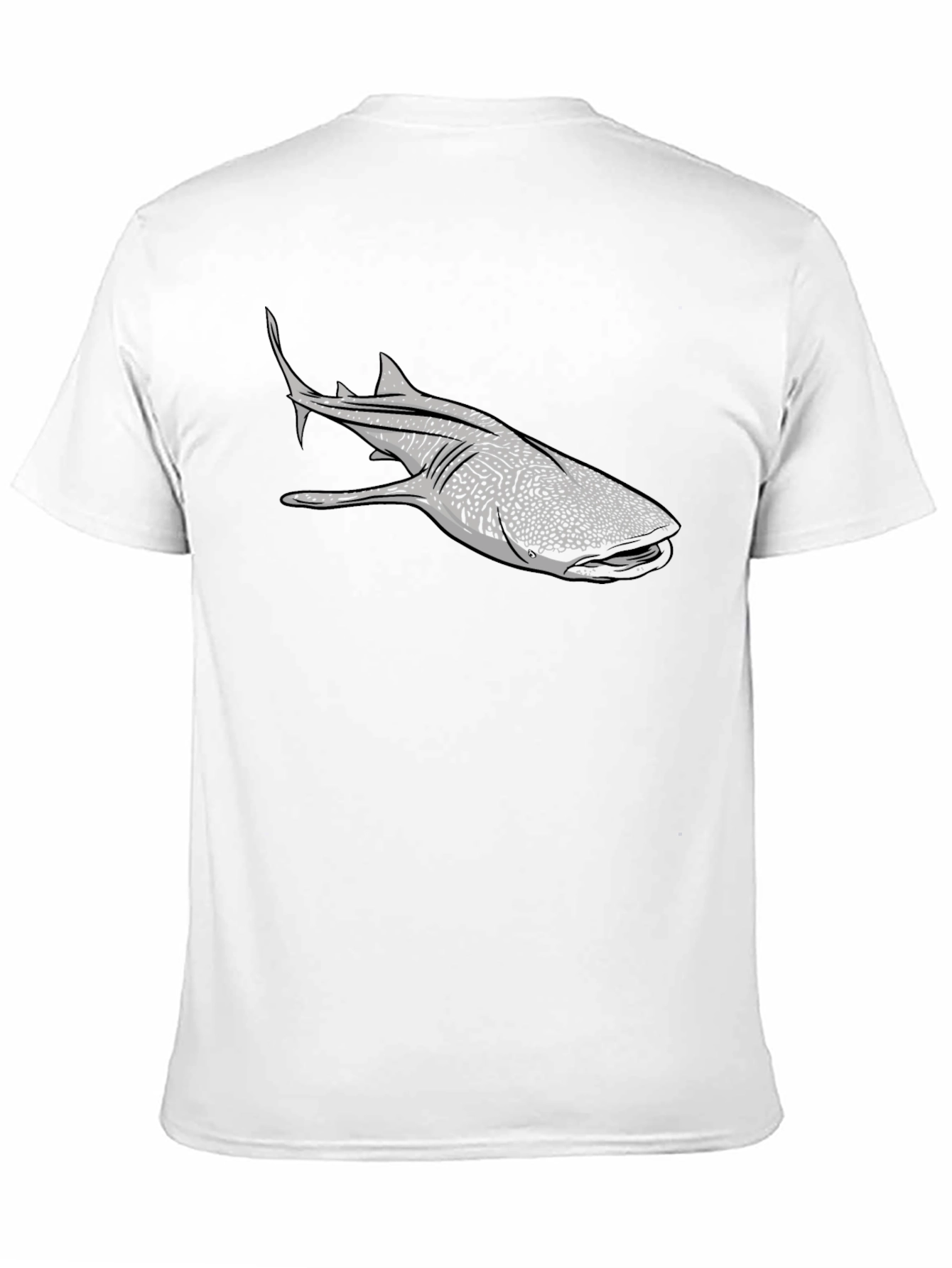 Whale Shark Graphic T-Shirt - Black Cotton Tee