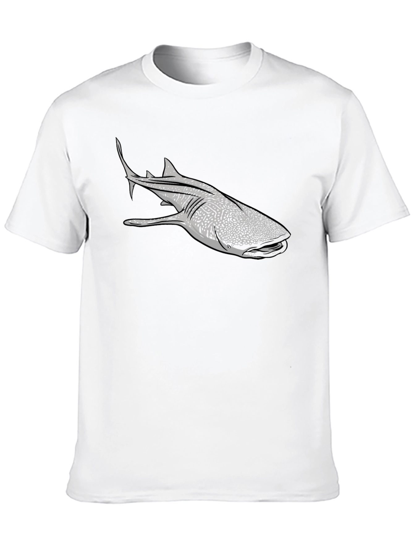 Whale Shark Graphic T-Shirt - Black Cotton Tee