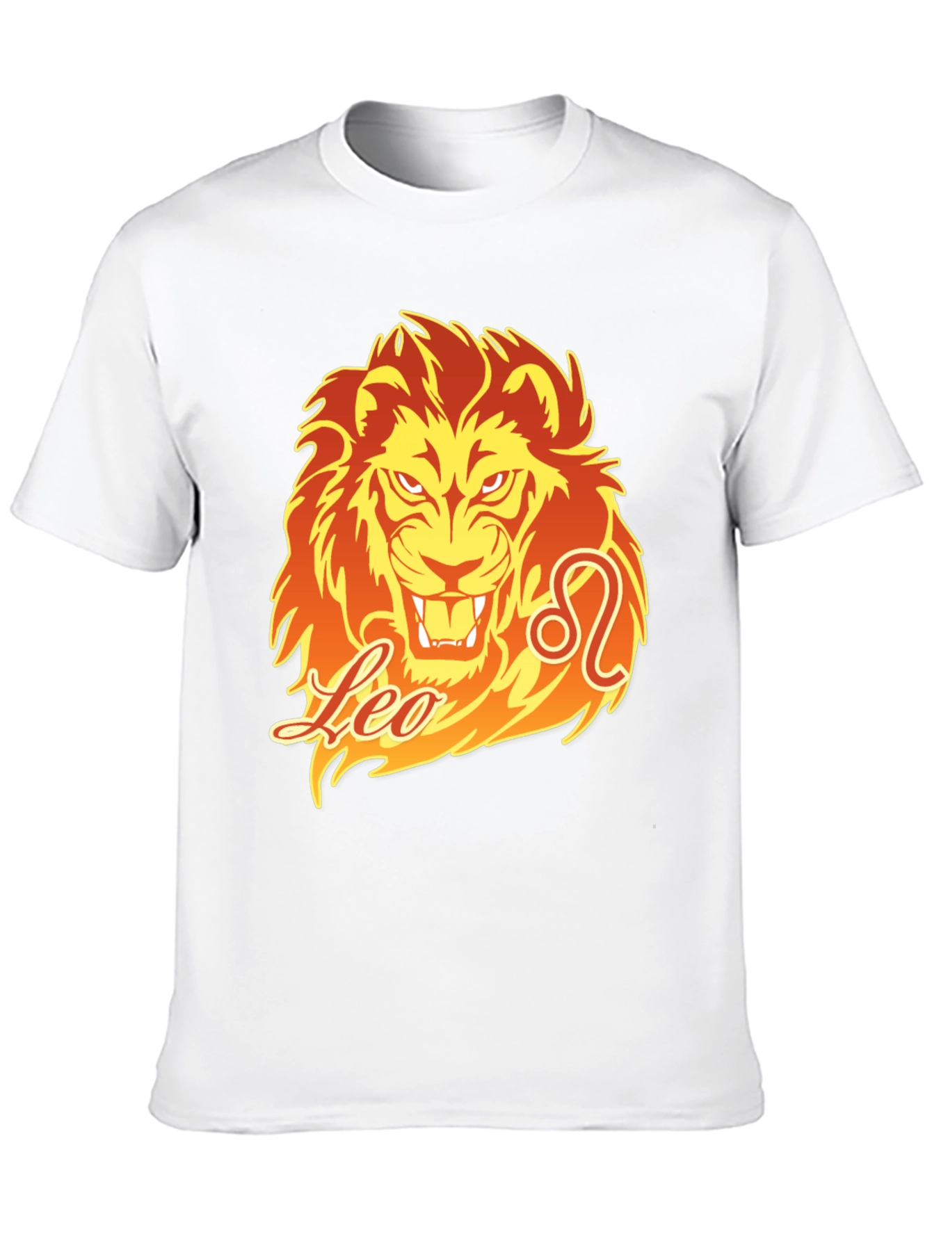 Leo Zodiac Graphic Print T-Shirt