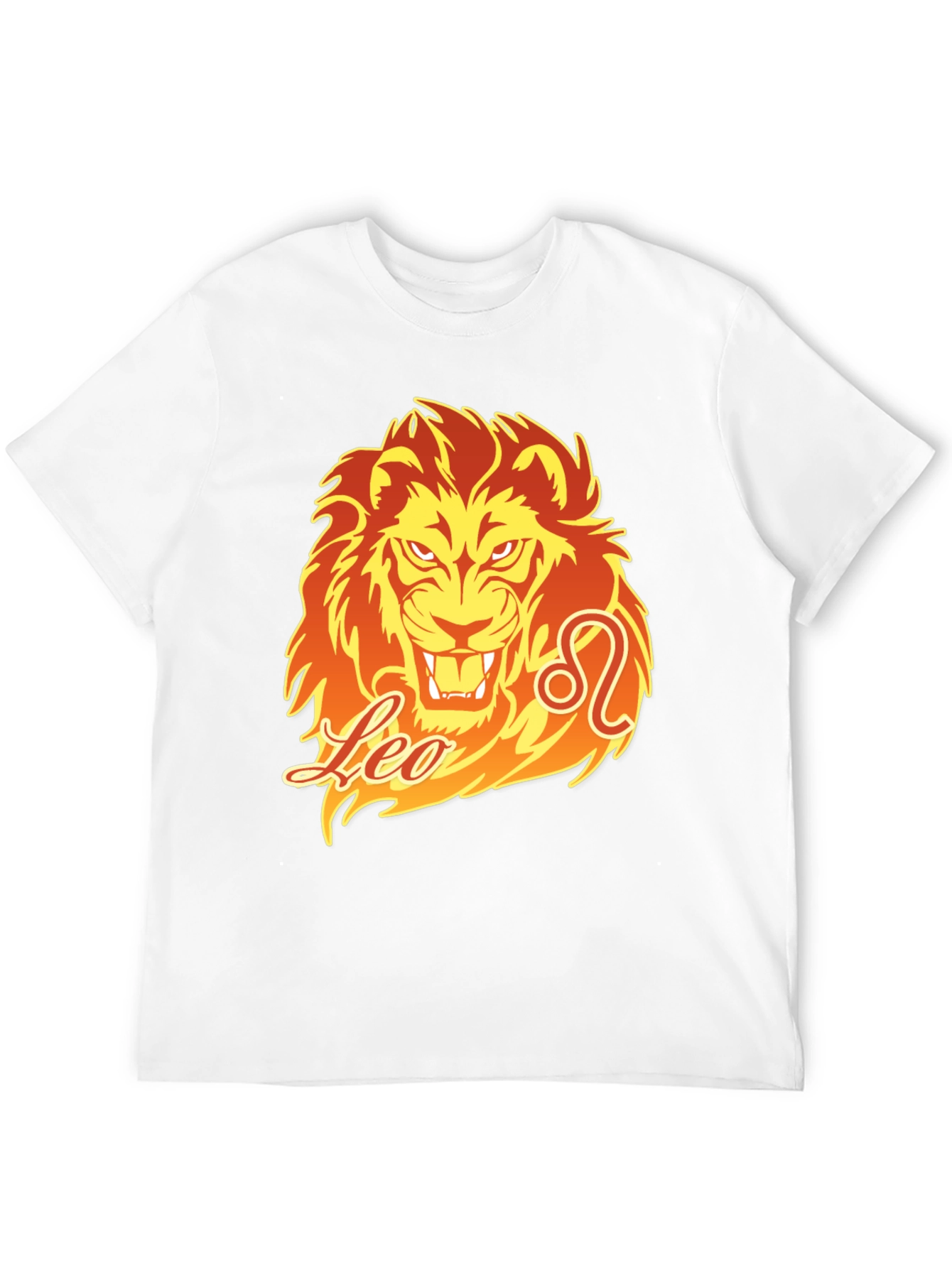 Leo Zodiac Graphic Print T-Shirt