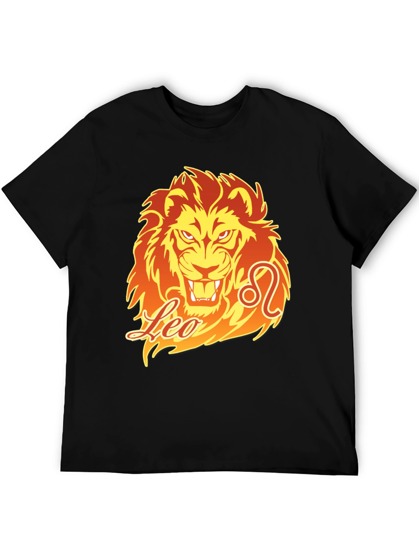Leo Zodiac Graphic Print T-Shirt
