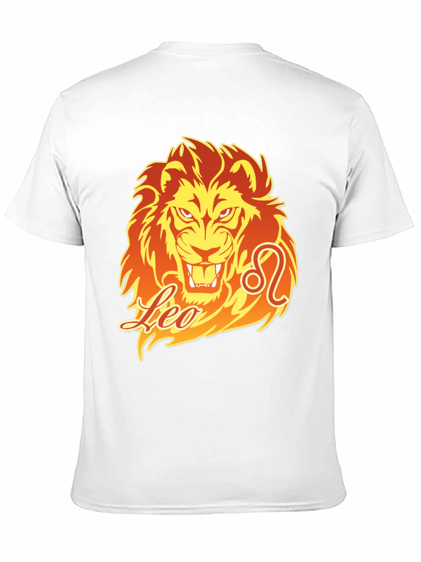 Leo Zodiac Graphic Print T-Shirt