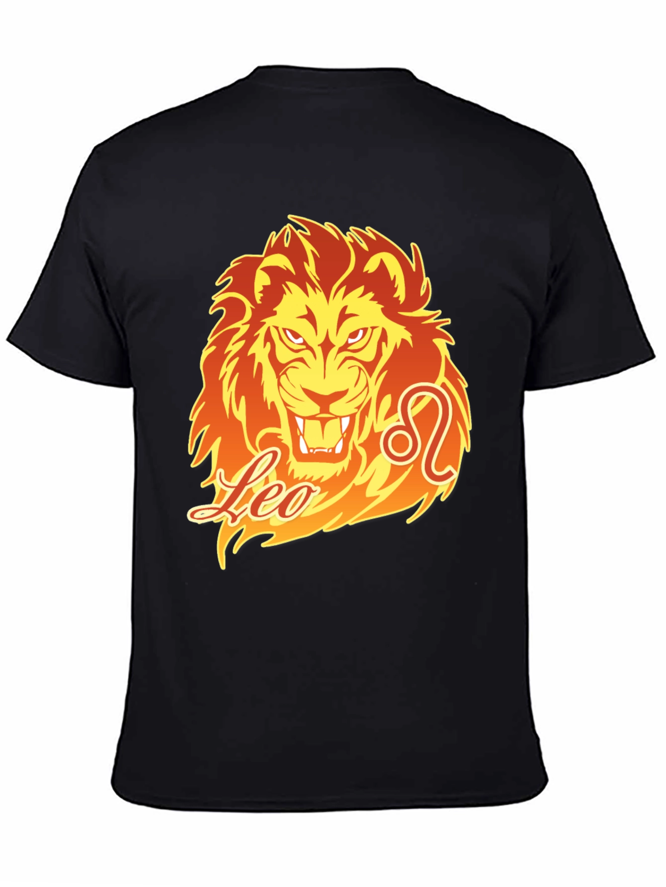 Leo Zodiac Graphic Print T-Shirt