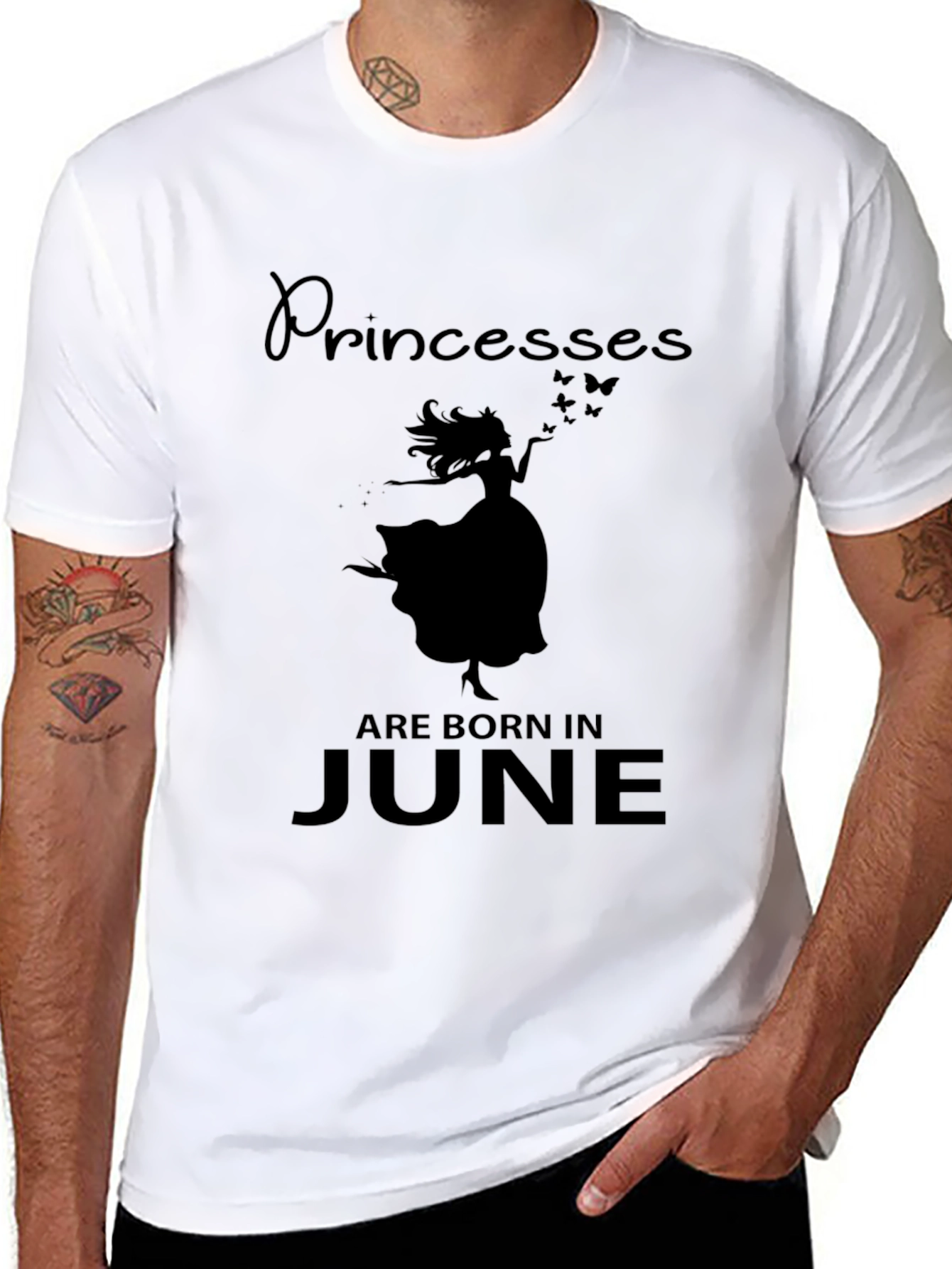 Princesses Are Born in June T-Shirt