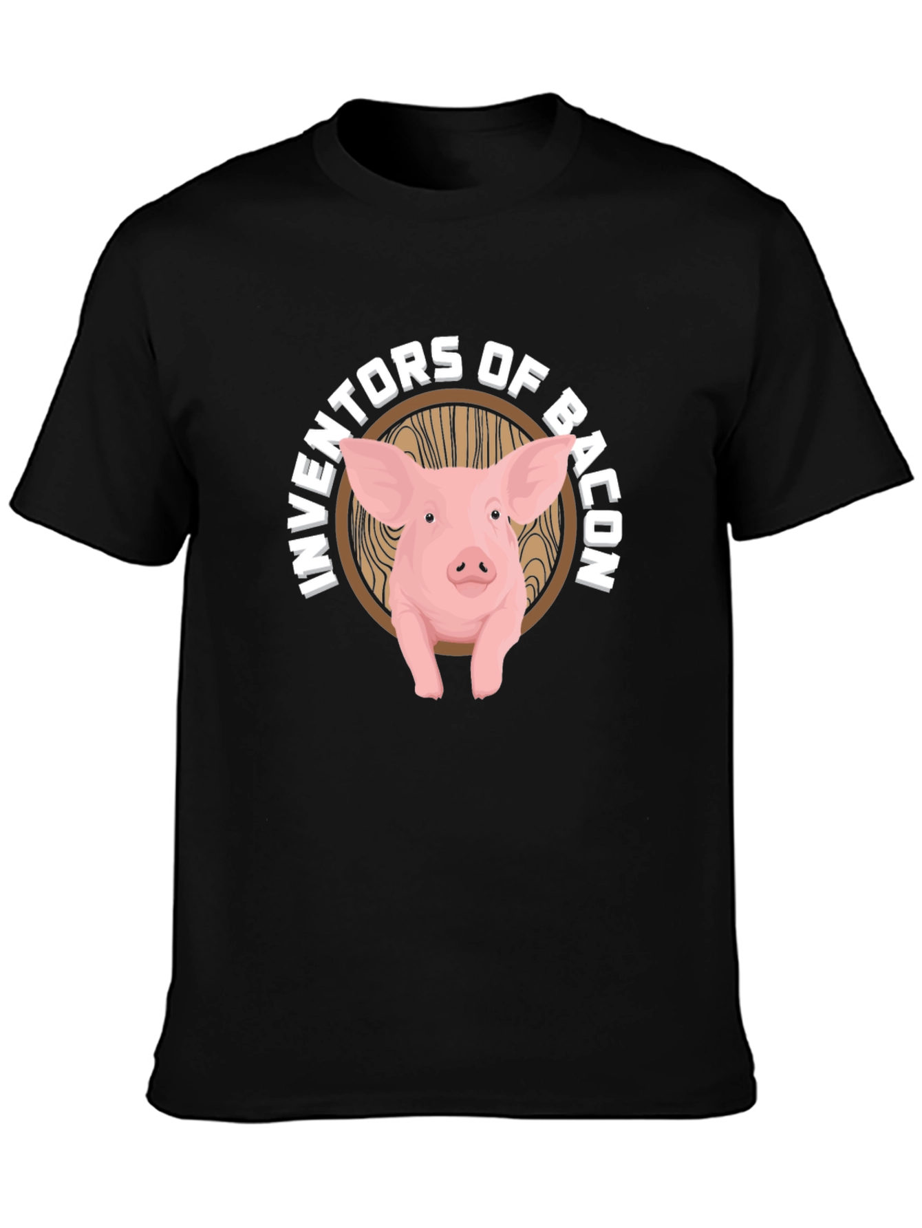 Inventors of Bacon Pig Graphic T-Shirt