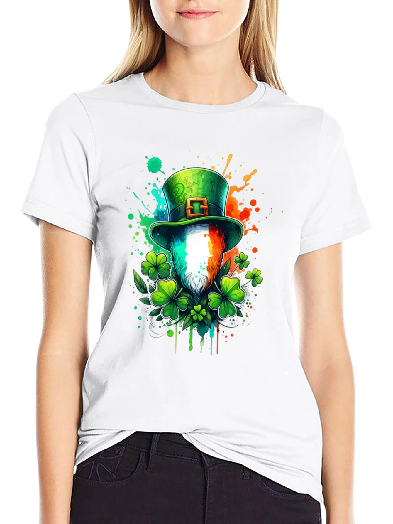 St. Patricks Day Hat Graphic Tee