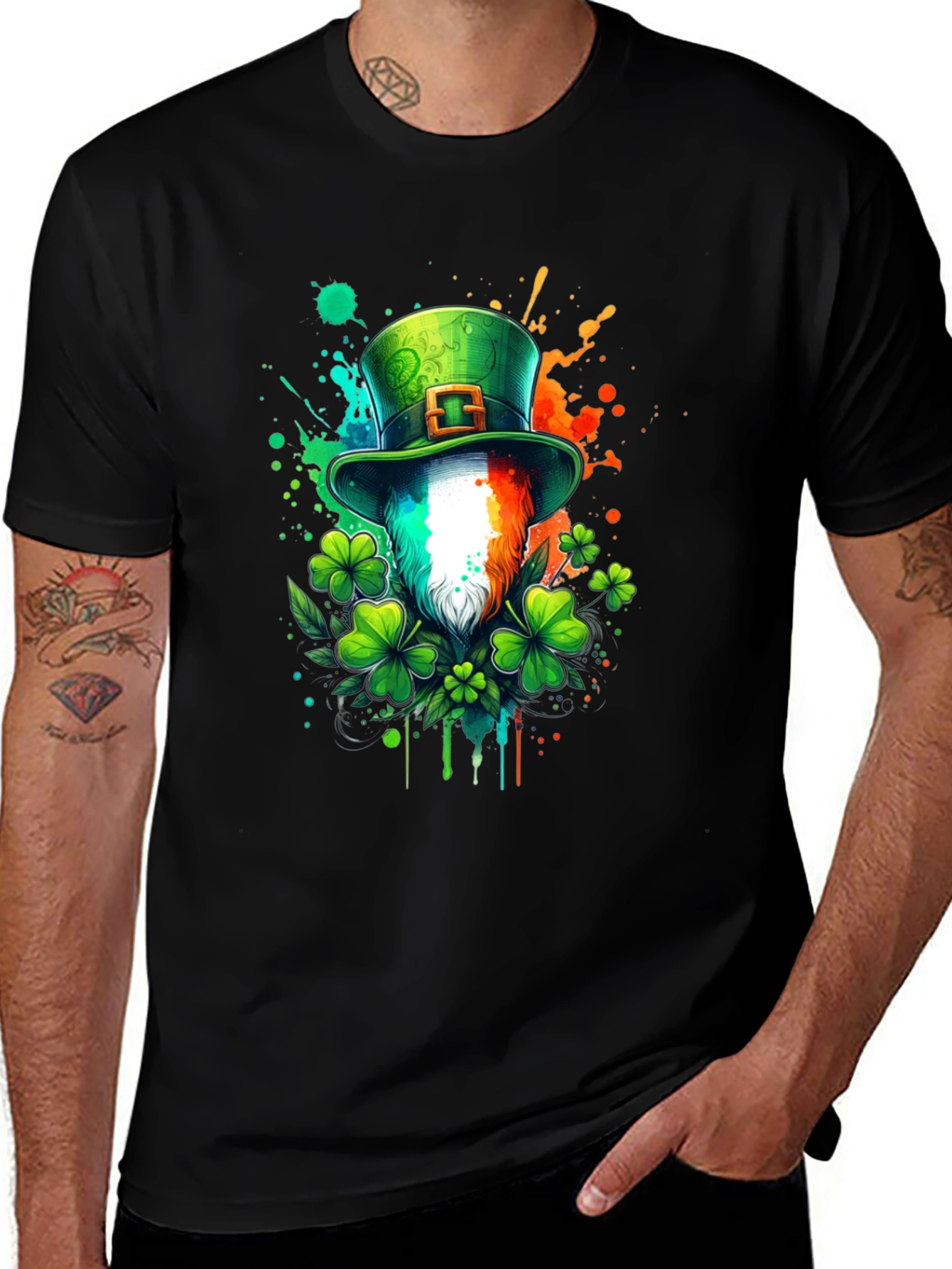 St. Patricks Day Hat Graphic Tee