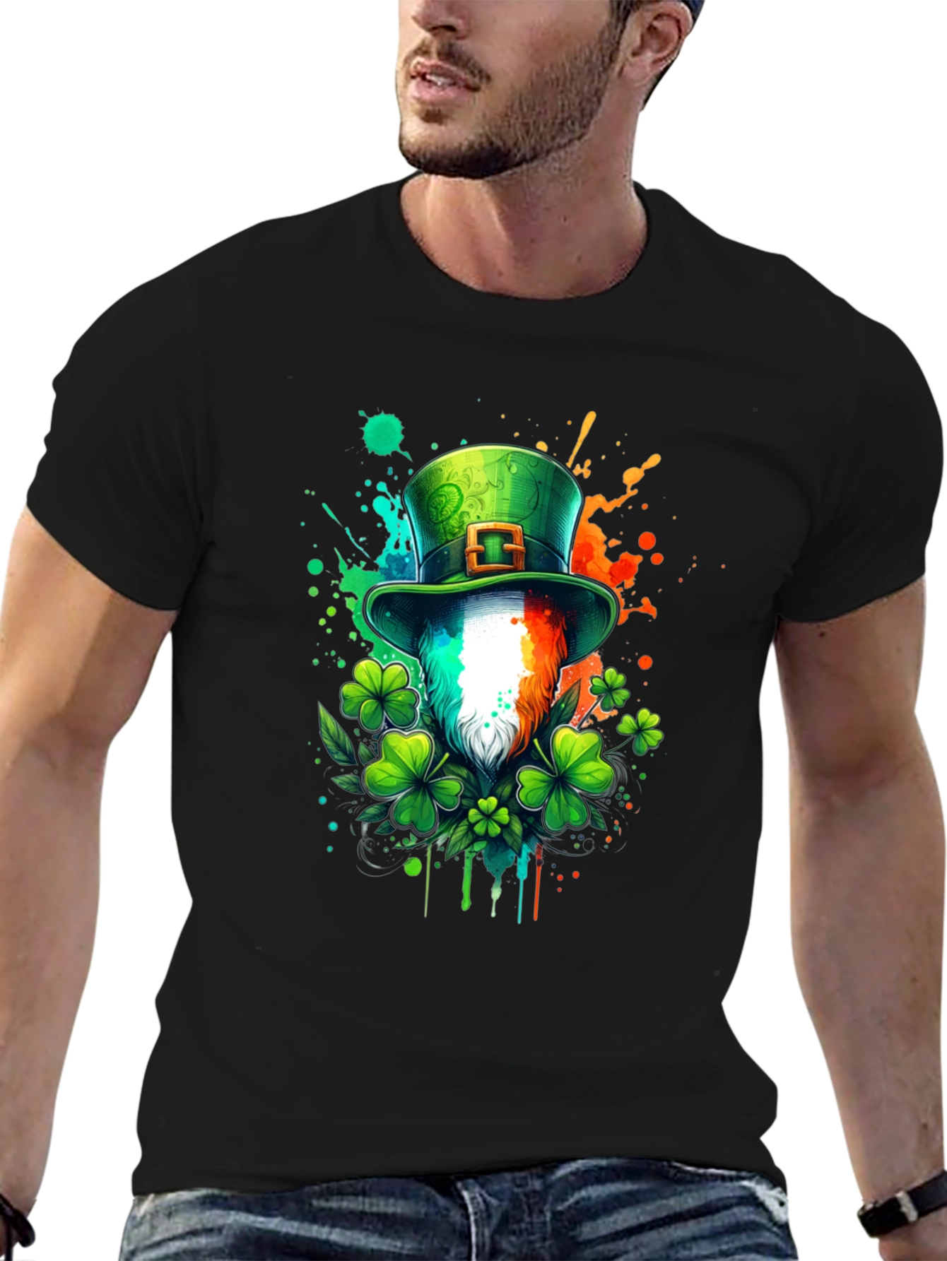 St. Patricks Day Hat Graphic Tee