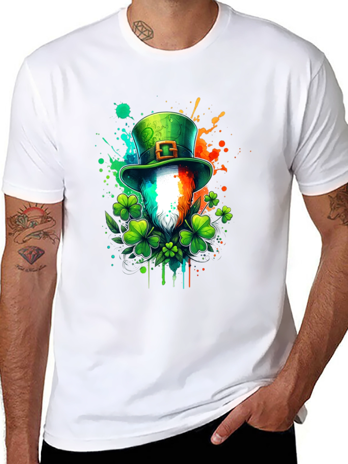 St. Patricks Day Hat Graphic Tee