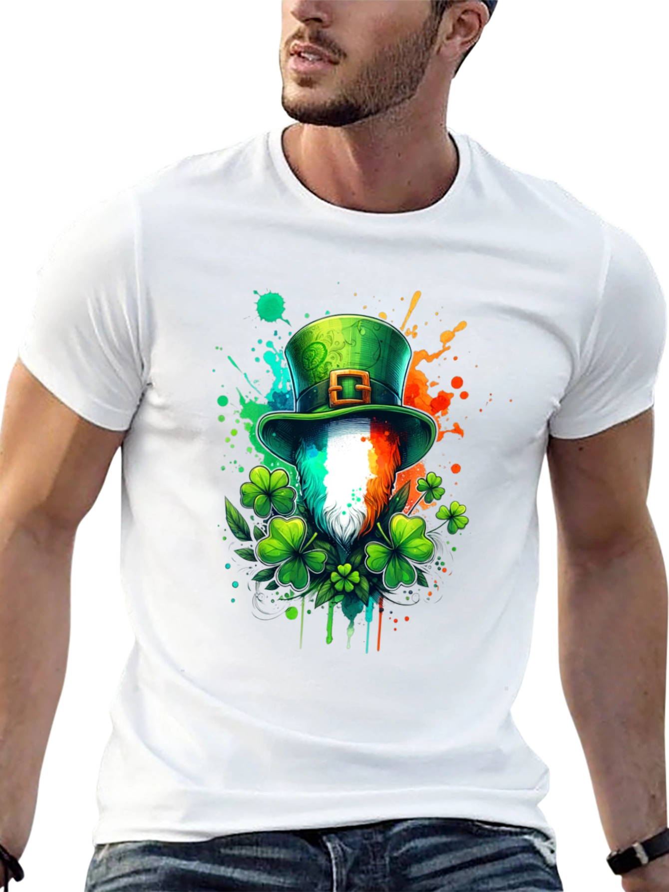 St. Patricks Day Hat Graphic Tee