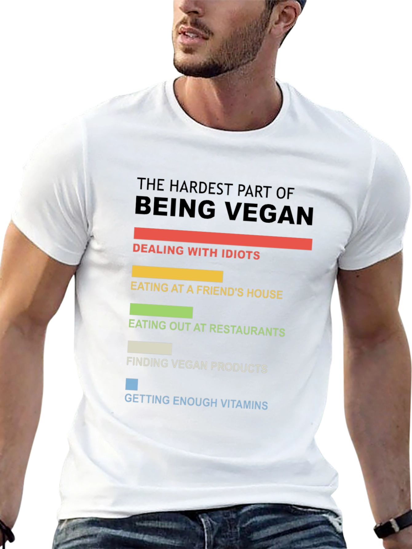 Vegan Life T-Shirt: Dealing with Idiots
