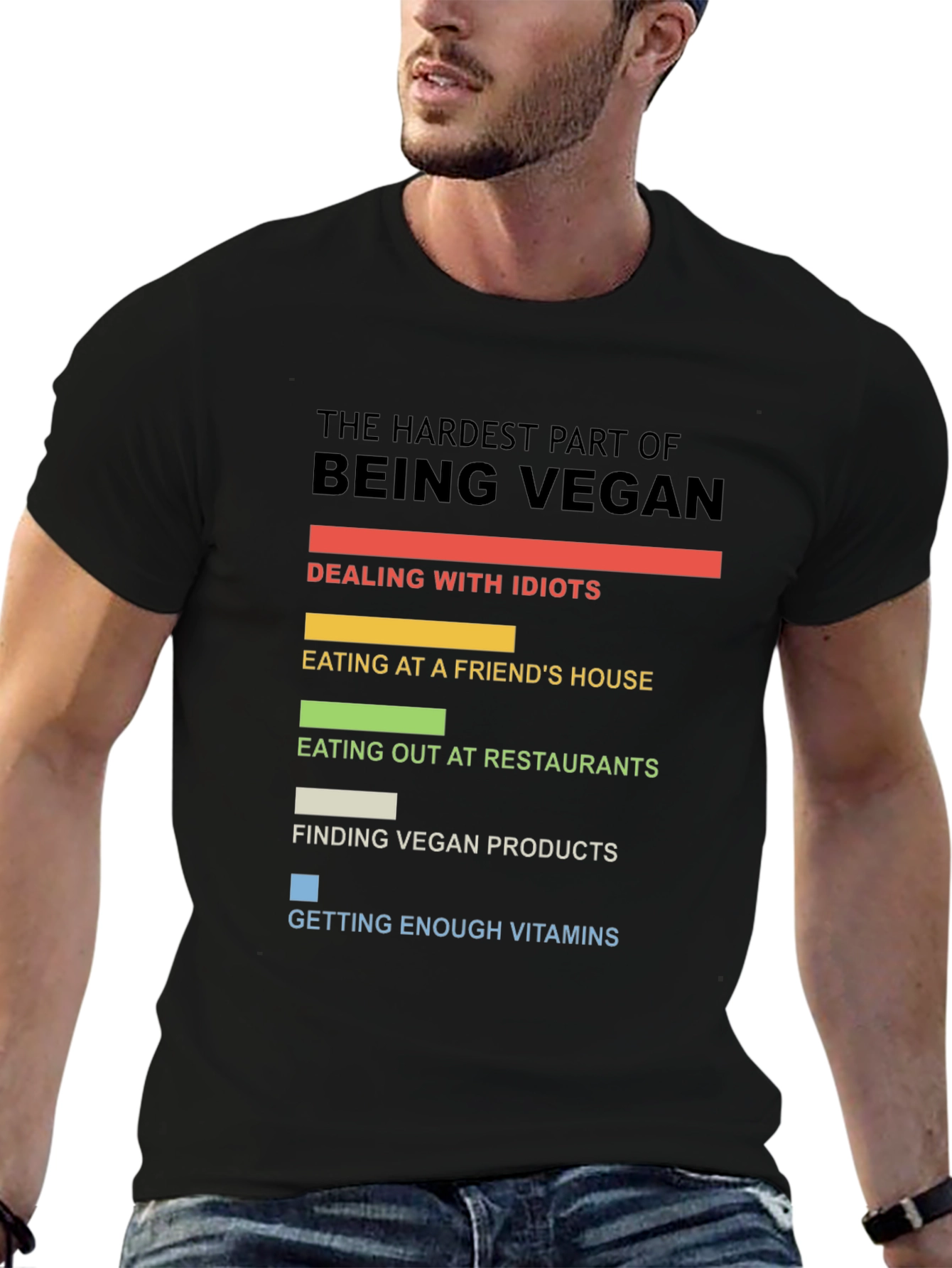 Vegan Life T-Shirt: Dealing with Idiots