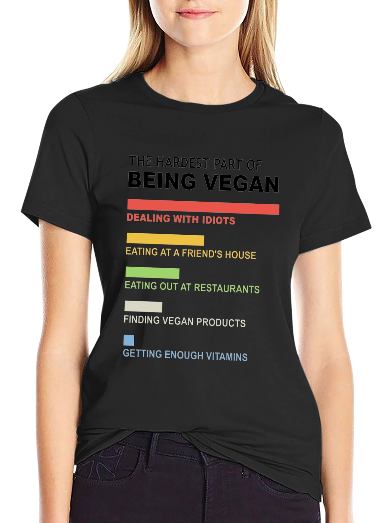 Vegan Life T-Shirt: Dealing with Idiots