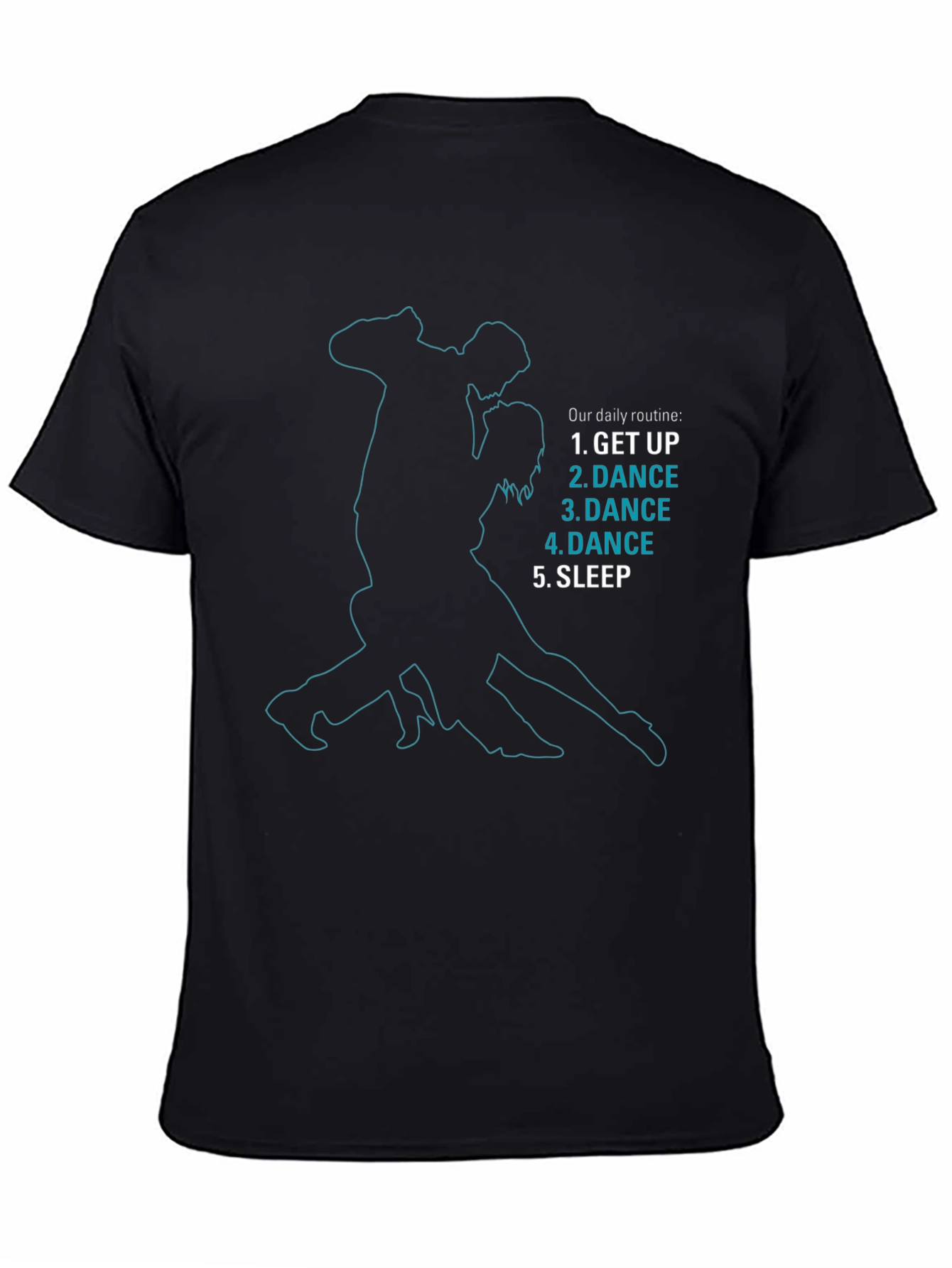 Dance Daily Routine T-Shirt - Black
