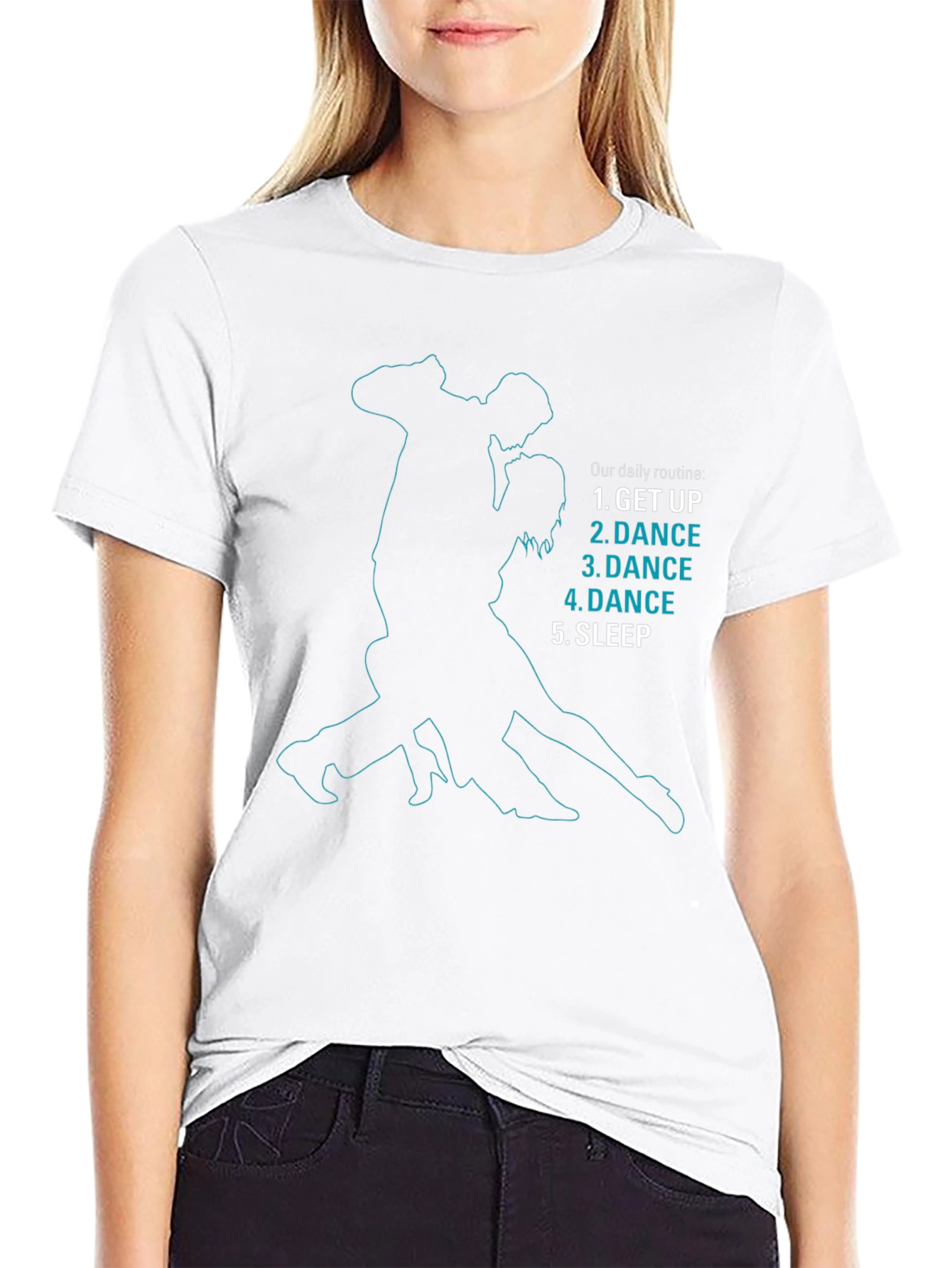 Dance Daily Routine T-Shirt - Black