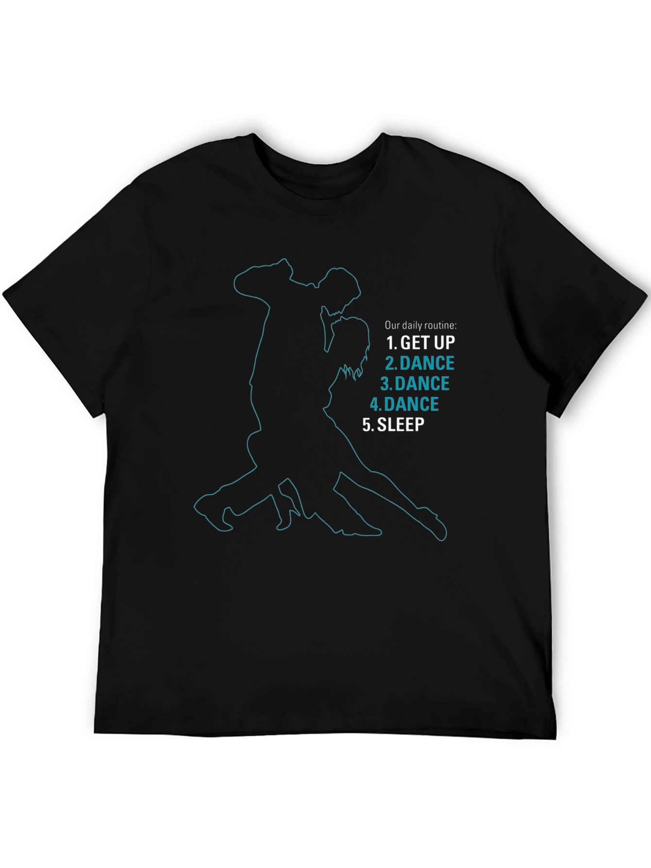 Dance Daily Routine T-Shirt - Black