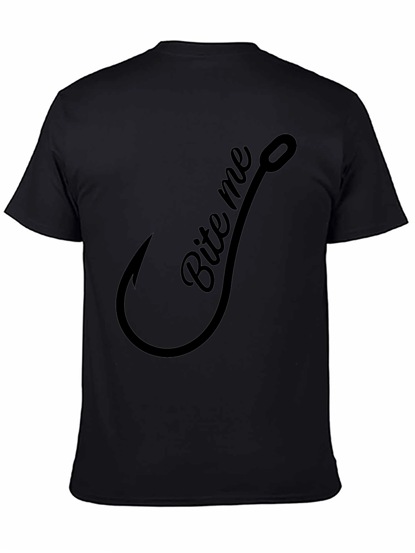 Bite Me Fishing Hook Graphic Tee
