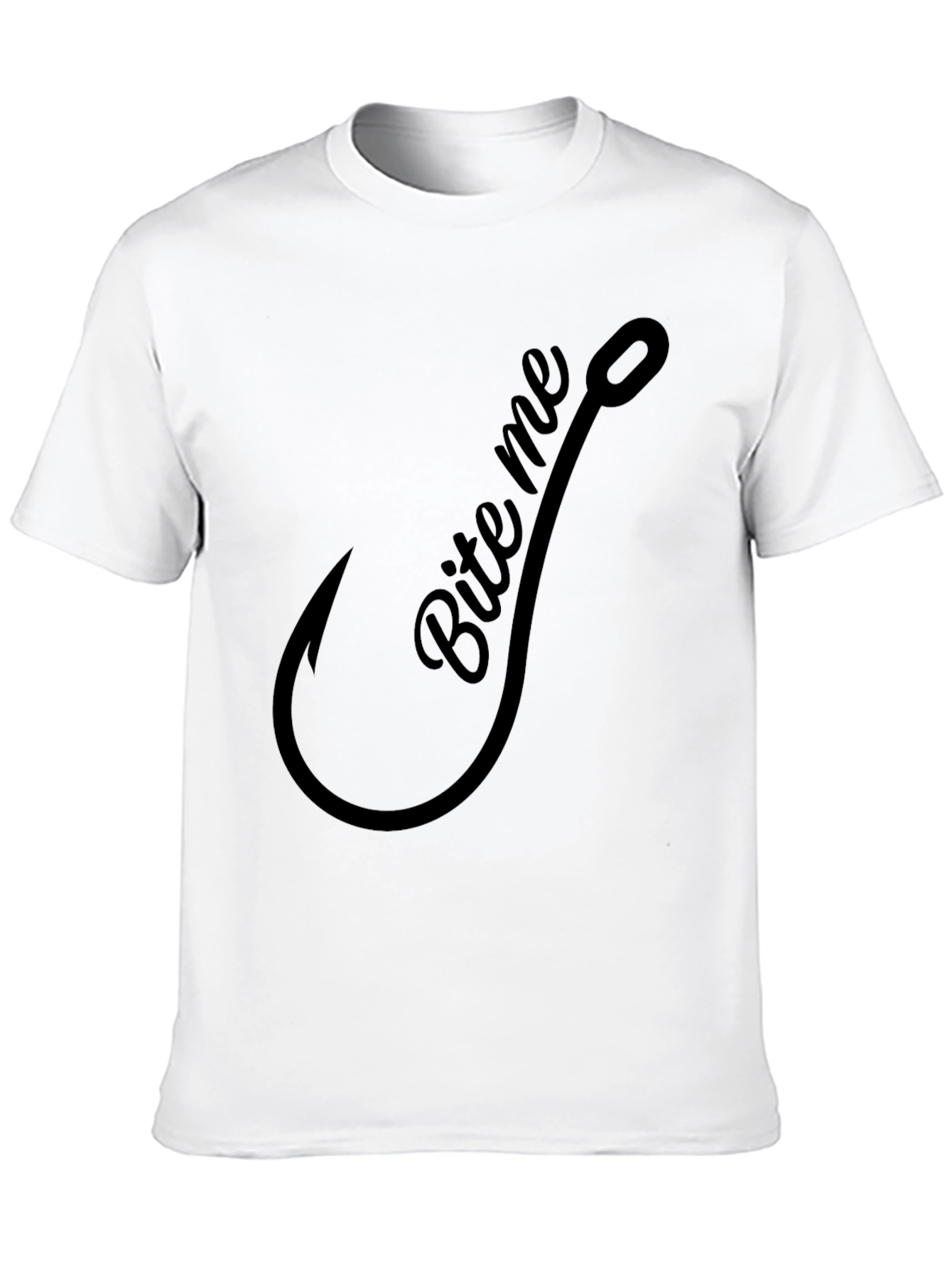 Bite Me Fishing Hook Graphic Tee